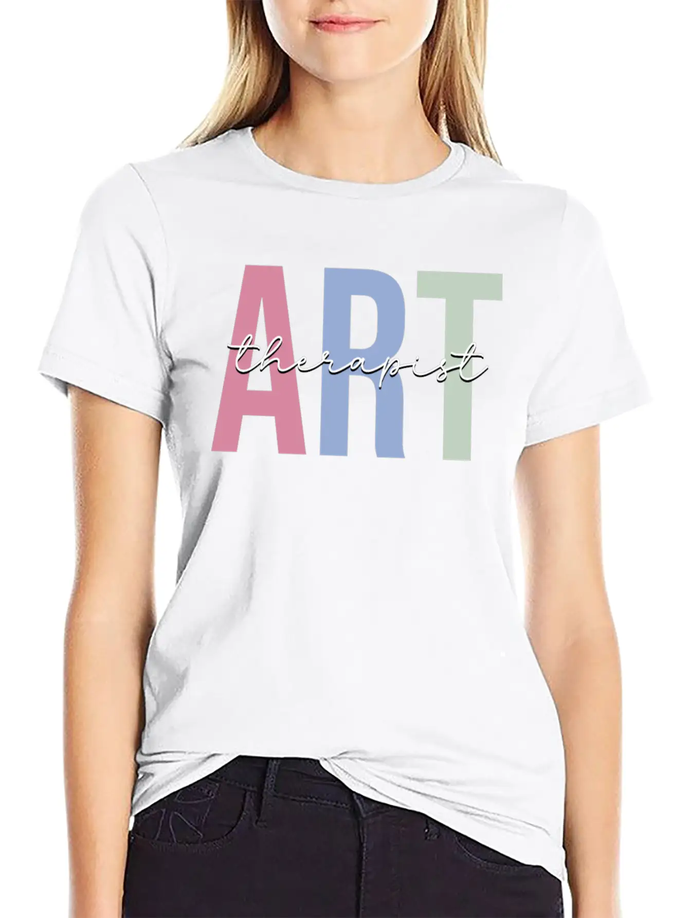 Art Therapy Art Teacher Basic Graphic T-Shirt – Daily Comfort In Soft Cotton