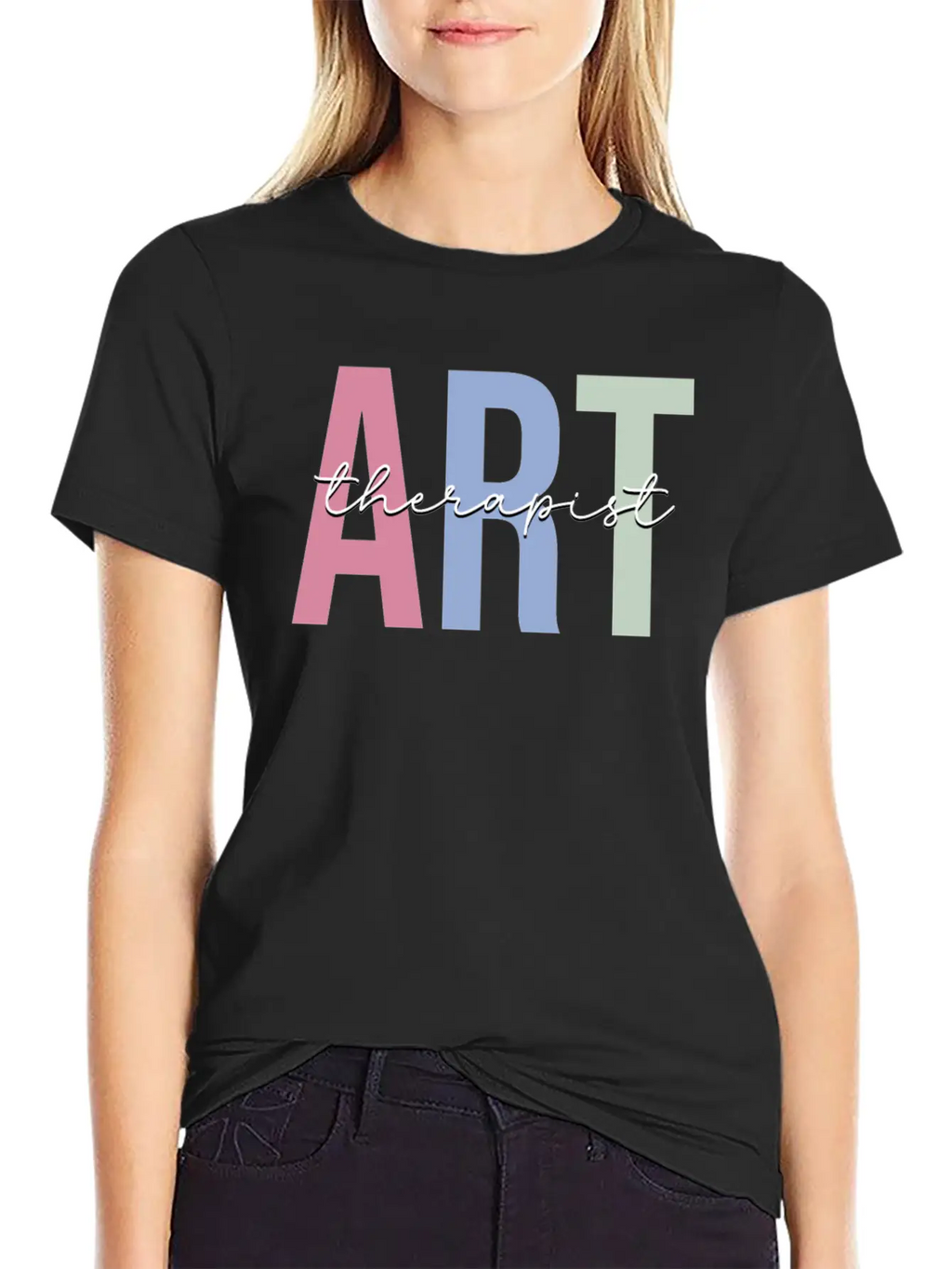 Art Therapy Art Teacher Basic Graphic T-Shirt – Daily Comfort In Soft Cotton