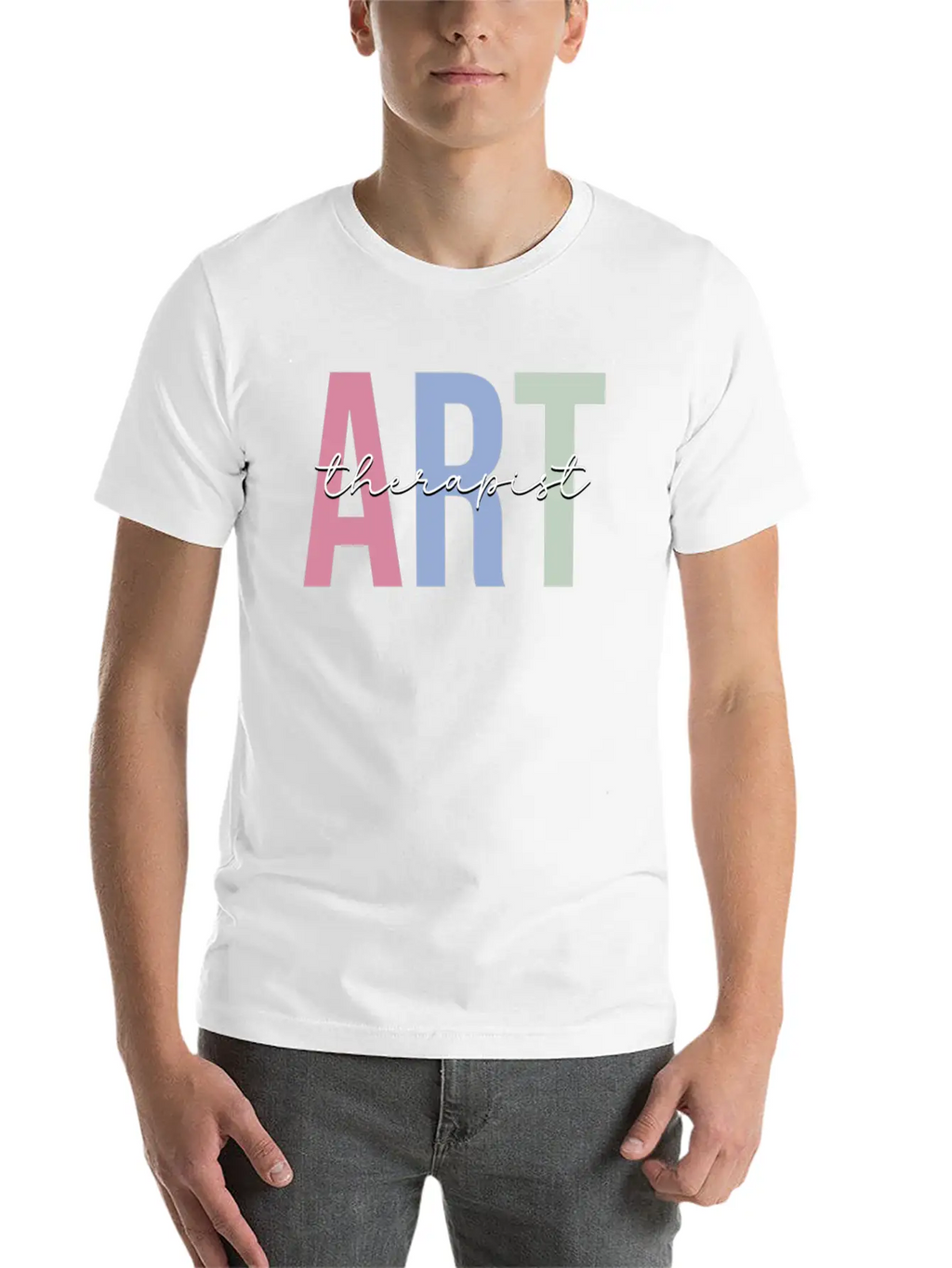 Art Therapy Art Teacher Basic Graphic T-Shirt – Daily Comfort In Soft Cotton