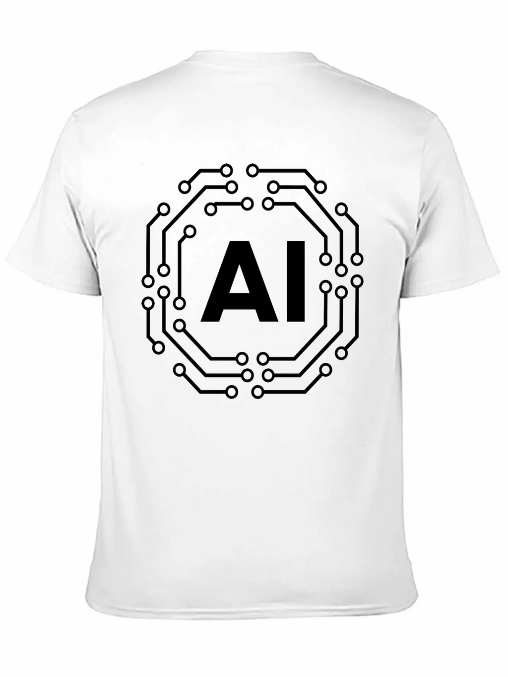 Artificial Intelligence Icon Badge AI Icon Badge Stylish Everyday T-Shirt – Unisex Basic Cotton Tee