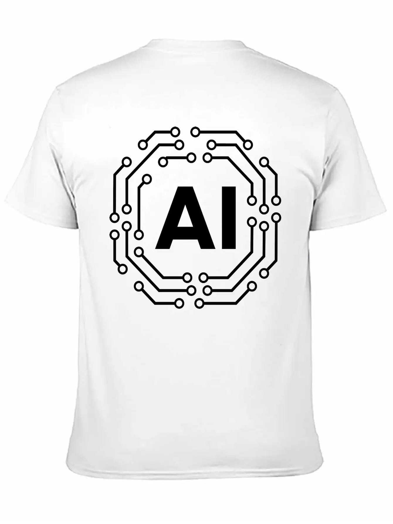 Artificial Intelligence Icon Badge AI Icon Badge Stylish Everyday T-Shirt – Unisex Basic Cotton Tee