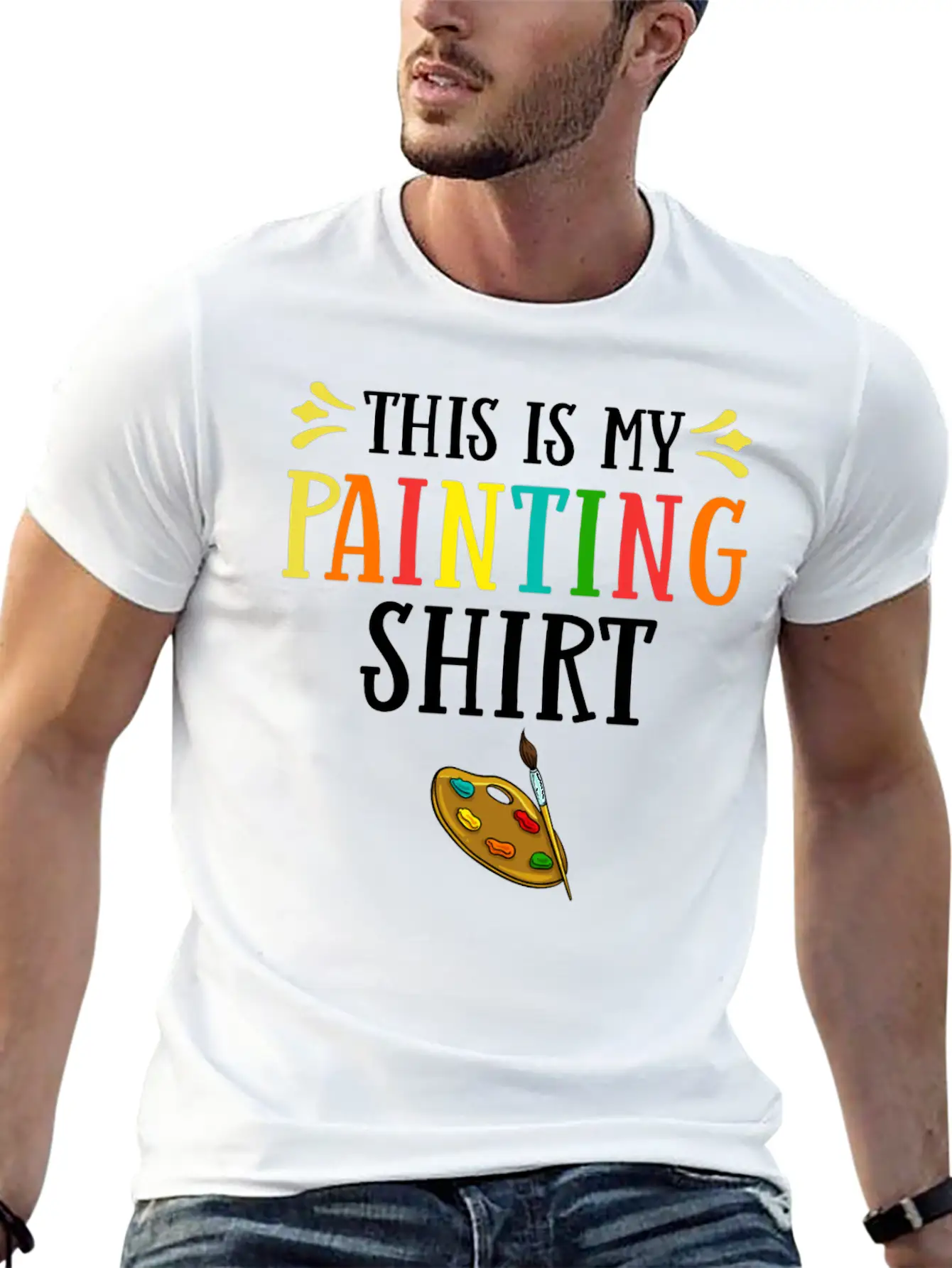 Artist Painter Gift Art Teacher Painting Timeless Short Sleeve Tee – Comfy And Minimalist Design