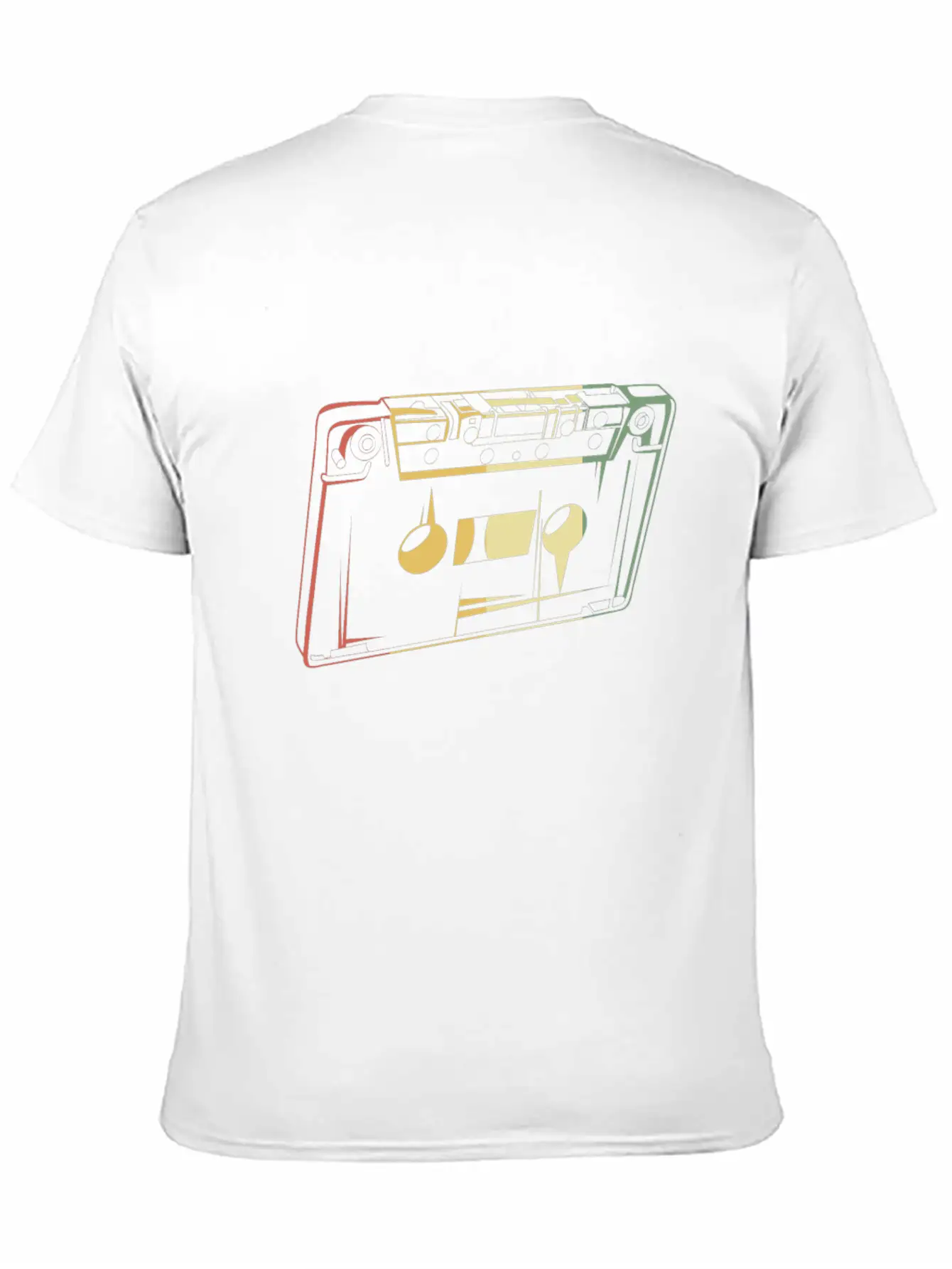 Artistic Retro Mixtape Vintage Cassette Tape 80s Relaxed Everyday Tee – Lightweight And Durable Cotton