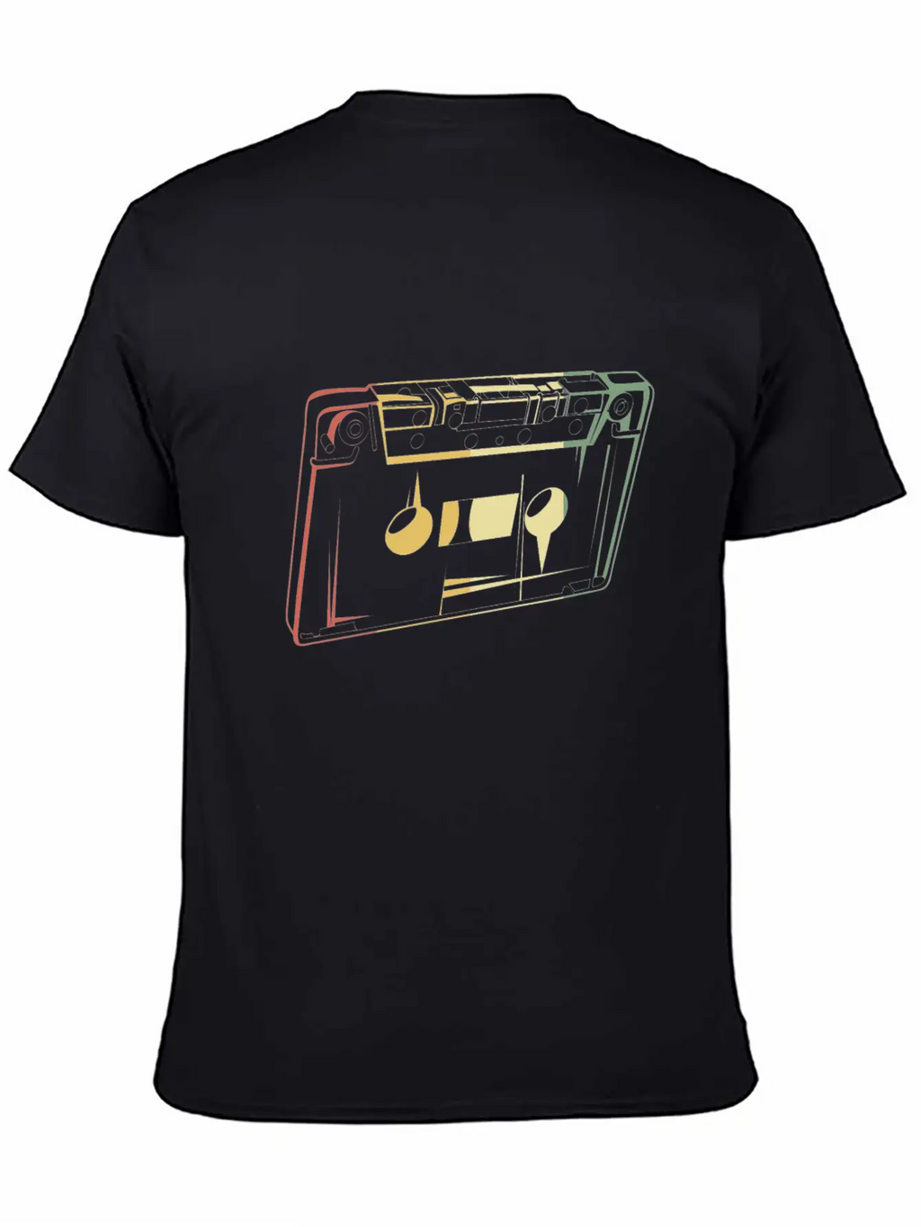 Artistic Retro Mixtape Vintage Cassette Tape 80s Relaxed Everyday Tee – Lightweight And Durable Cotton
