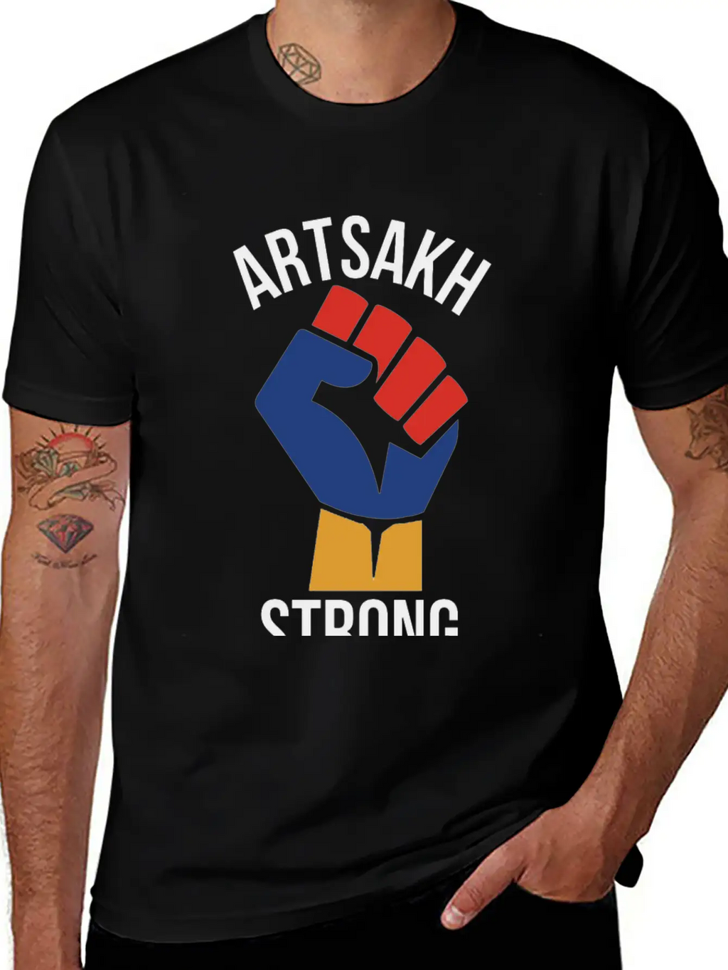 Artsakh Strong And Solidarity Unisex Casual T-Shirt – Clean Design For Daily Comfort