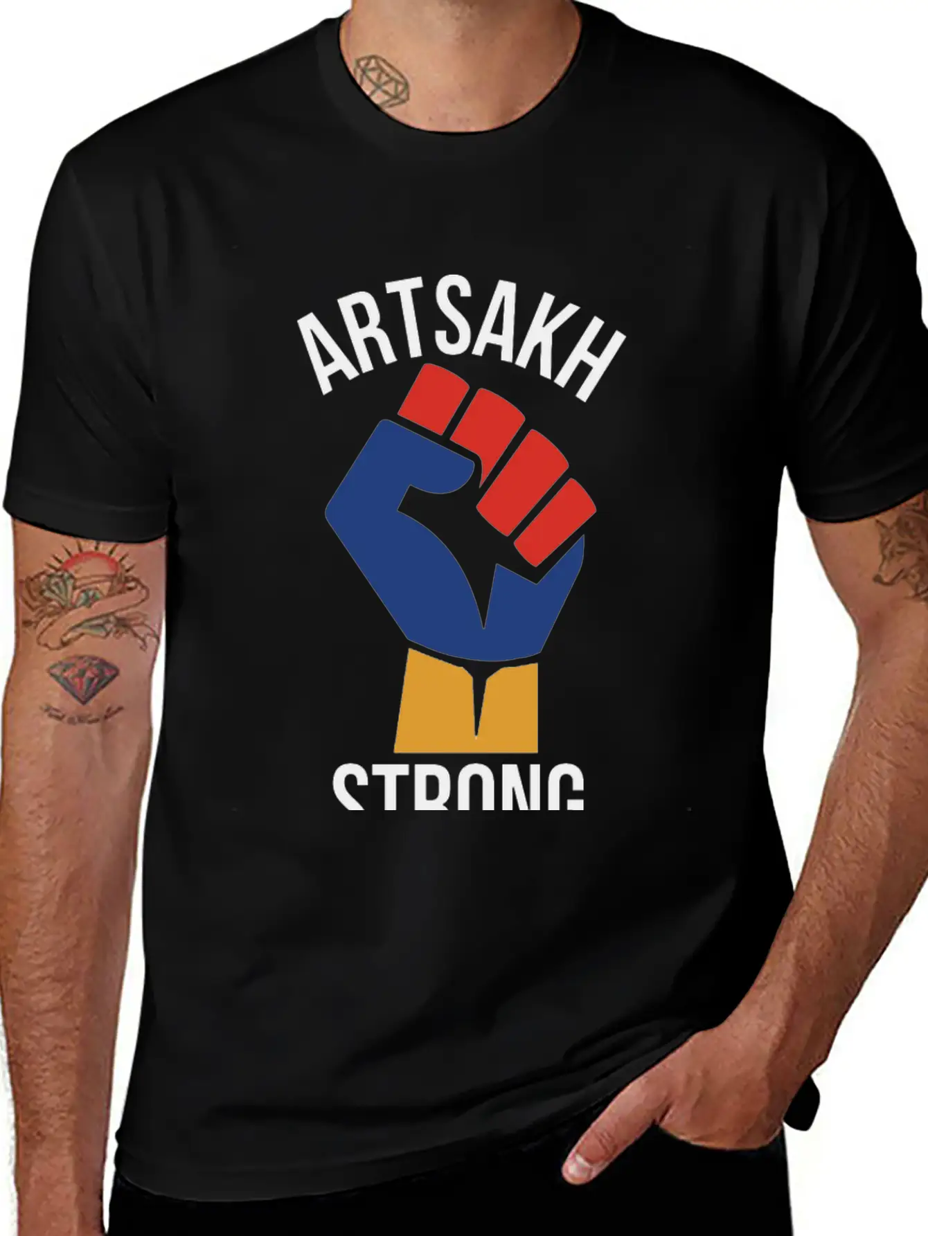Artsakh Strong And Solidarity Unisex Casual T-Shirt – Clean Design For Daily Comfort