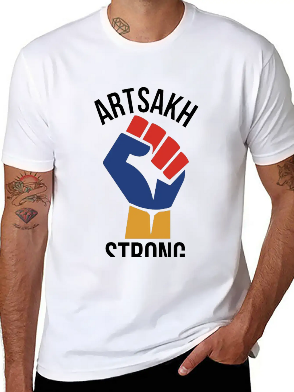 Artsakh Strong And Solidarity Unisex Casual T-Shirt – Clean Design For Daily Comfort