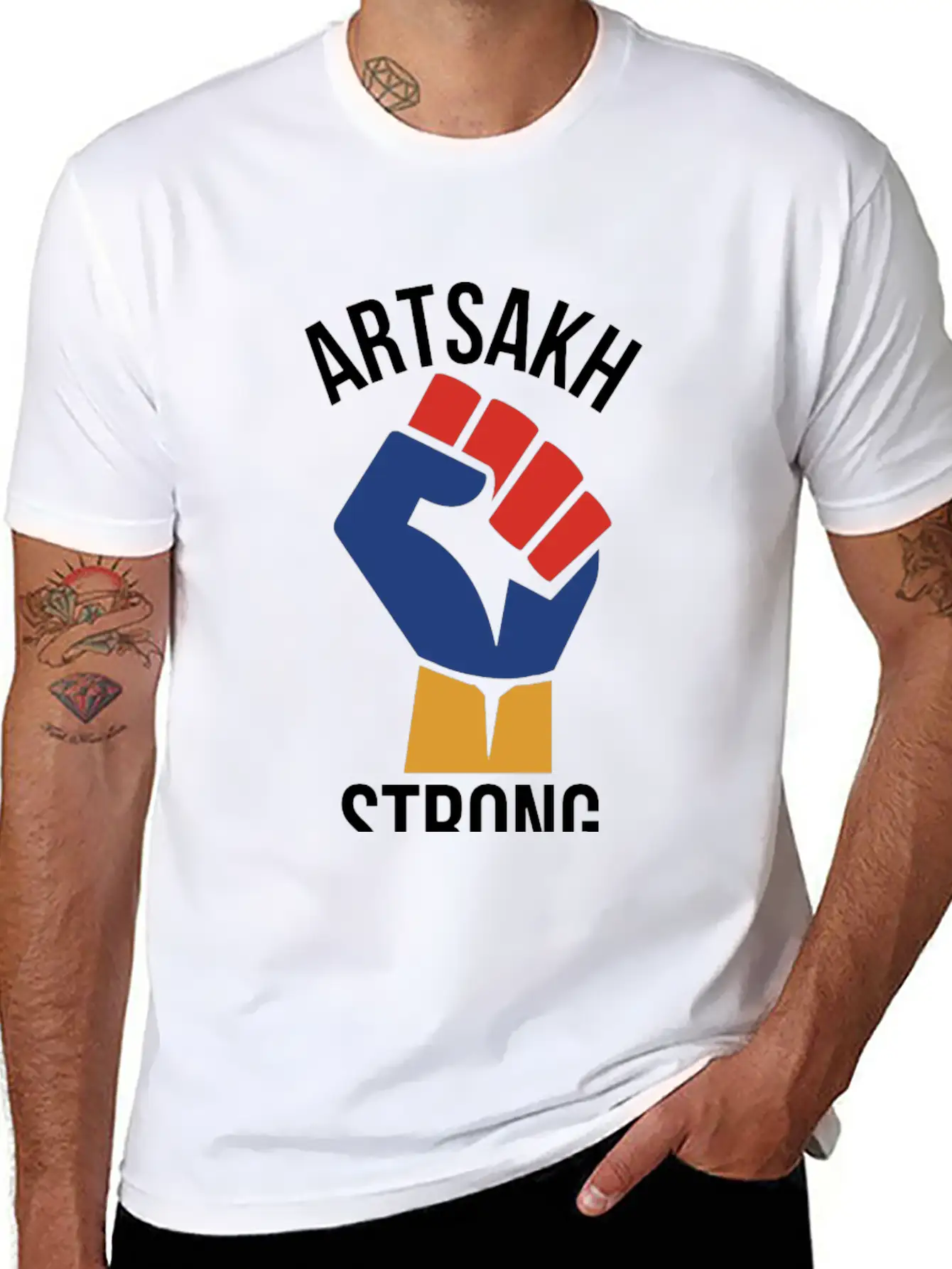 Artsakh Strong And Solidarity Unisex Casual T-Shirt – Clean Design For Daily Comfort
