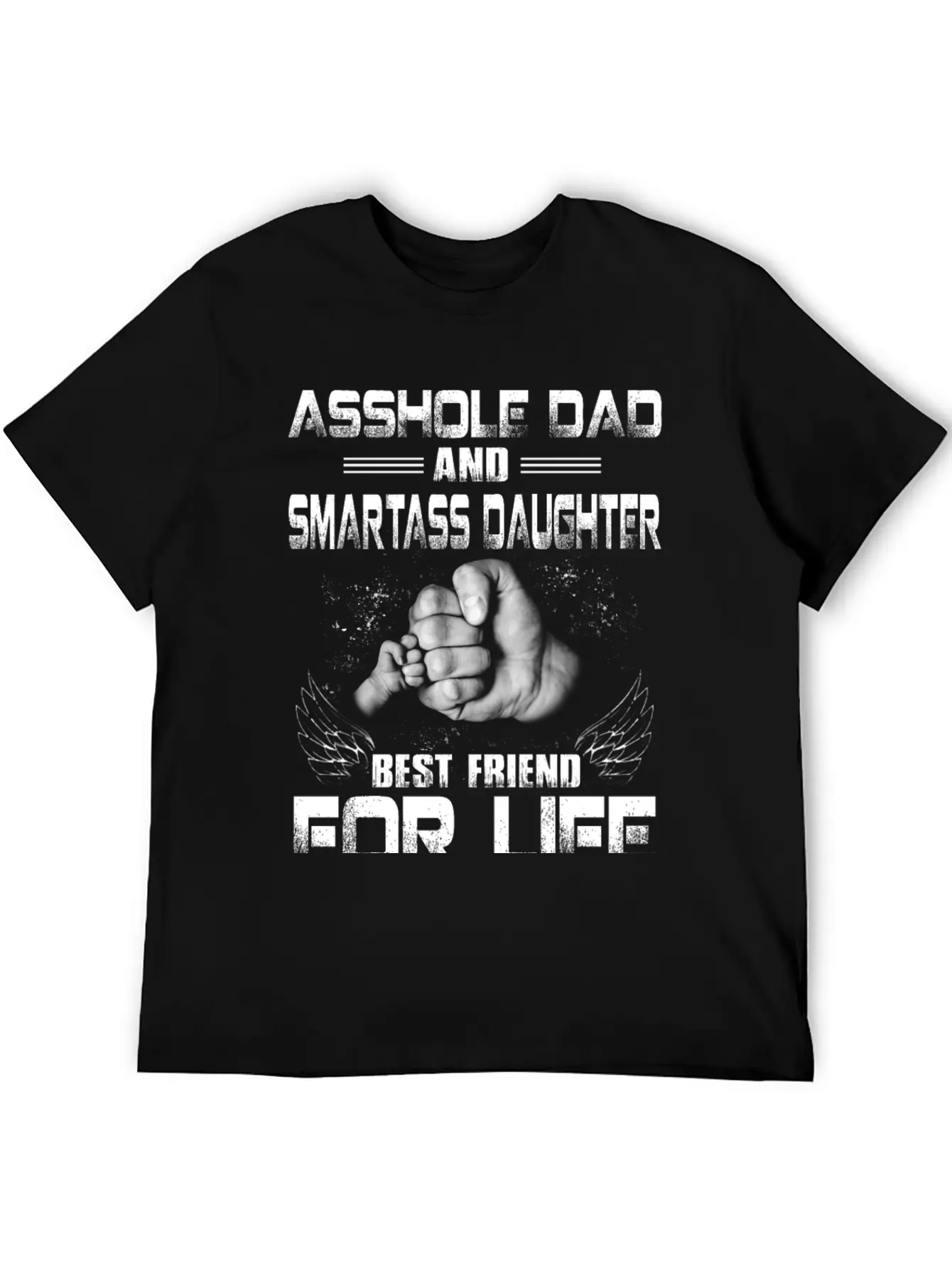 As Hole Dad Best Friend For Life Breathable Soft Cotton T-Shirt – Timeless Casual Look