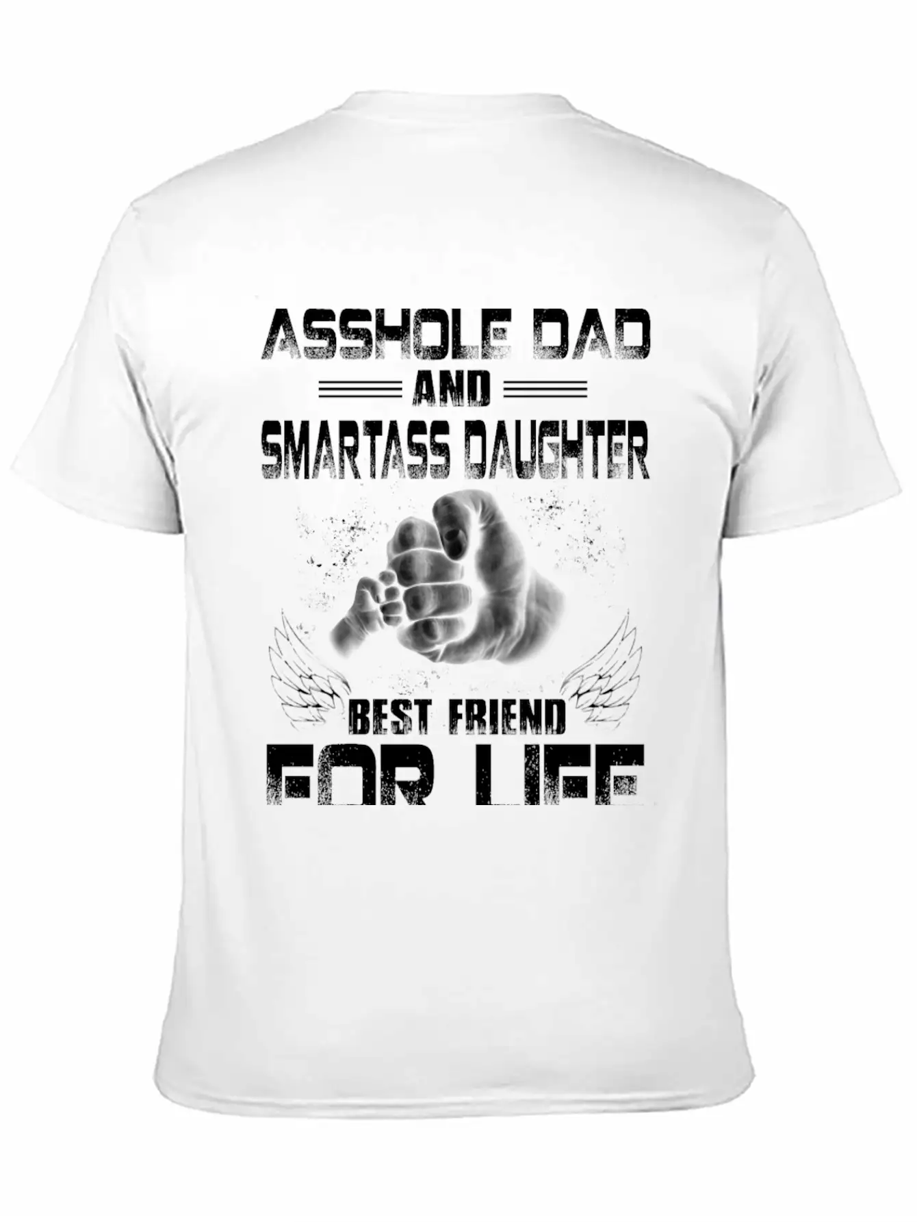 As Hole Dad Best Friend For Life Breathable Soft Cotton T-Shirt – Timeless Casual Look