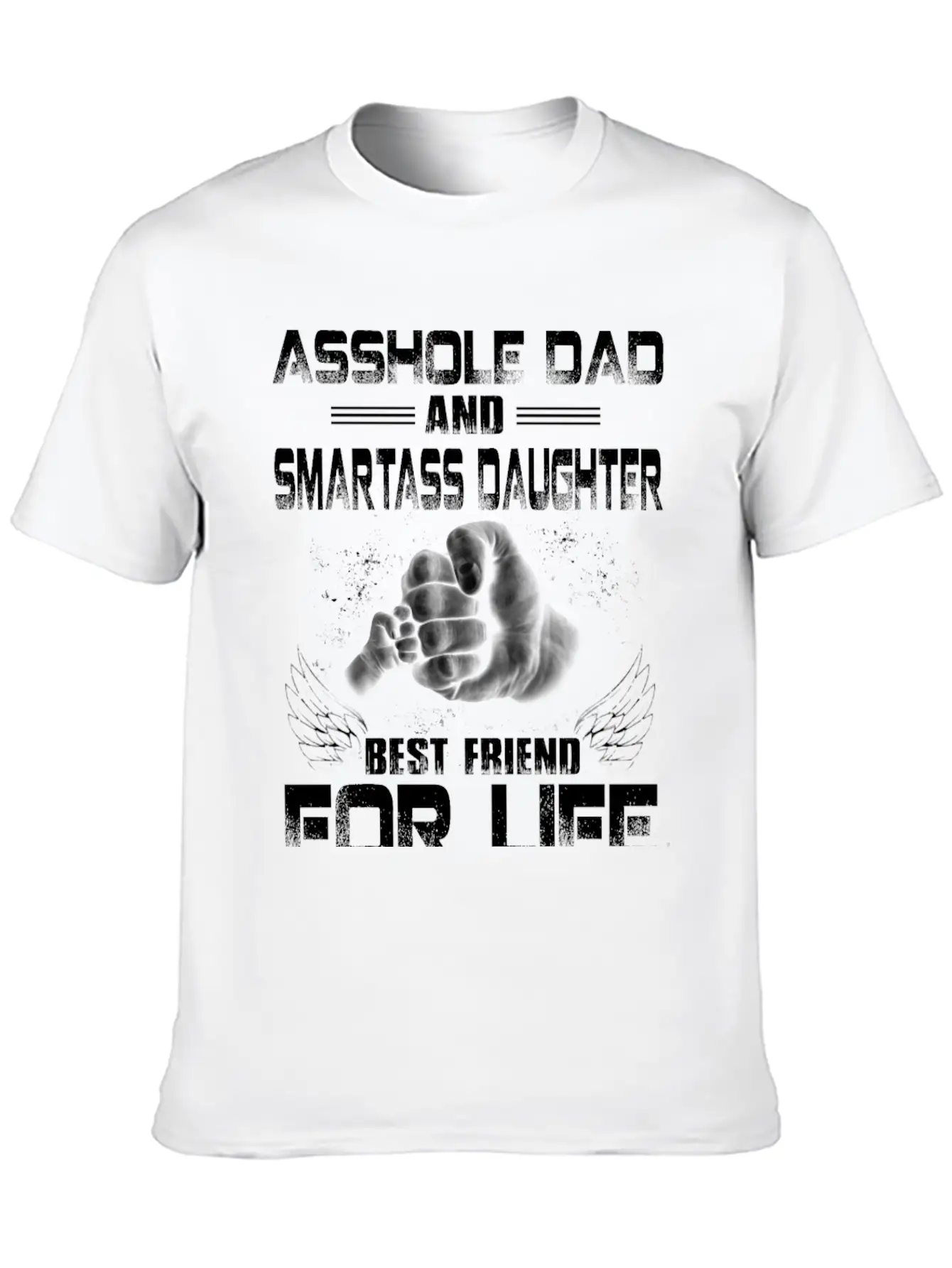 As Hole Dad Best Friend For Life Breathable Soft Cotton T-Shirt – Timeless Casual Look