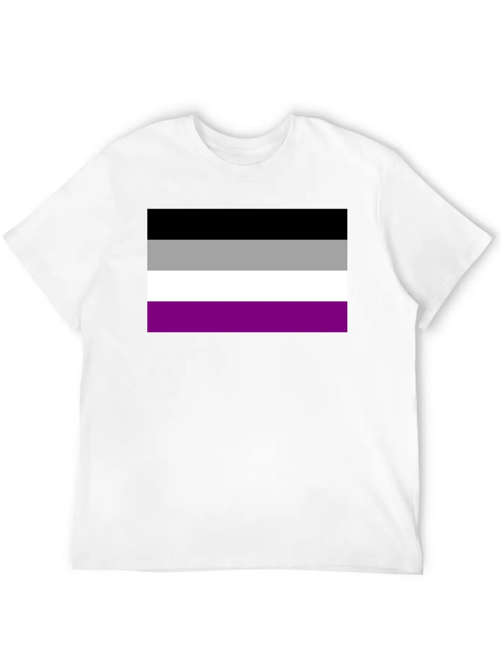 Asexual Pride Flag Basic Graphic T-Shirt – Daily Comfort In Soft Cotton