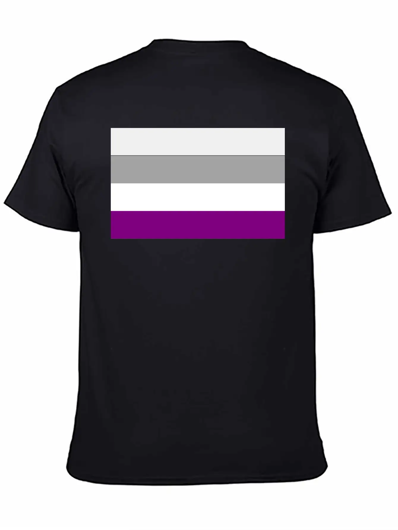 Asexual Pride Flag Basic Graphic T-Shirt – Daily Comfort In Soft Cotton