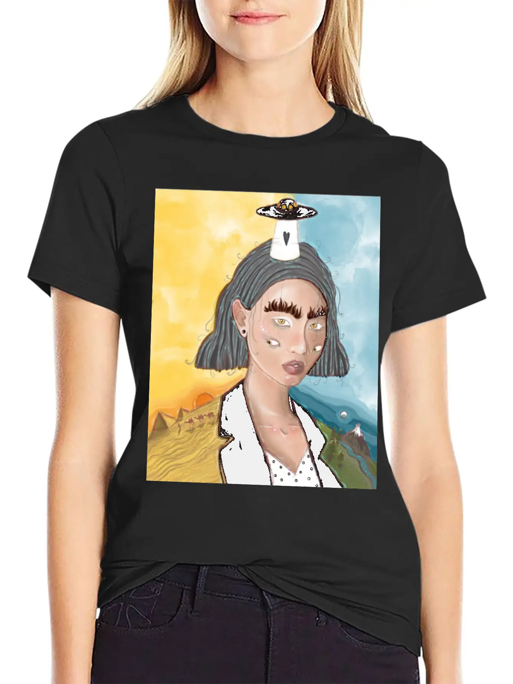 Asian Allien Breathable Graphic T-Shirt – Perfect For Casual Days