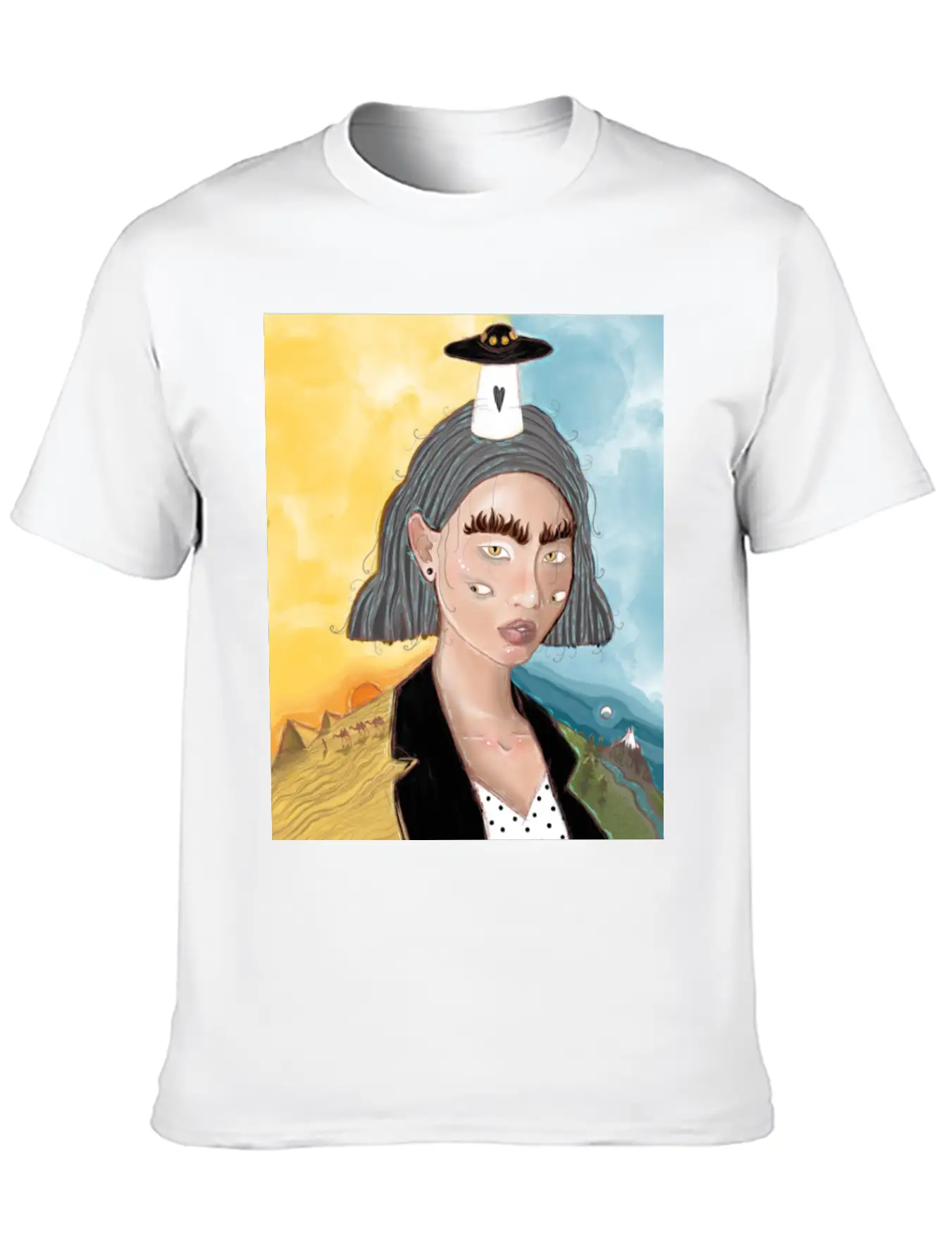 Asian Allien Breathable Graphic T-Shirt – Perfect For Casual Days