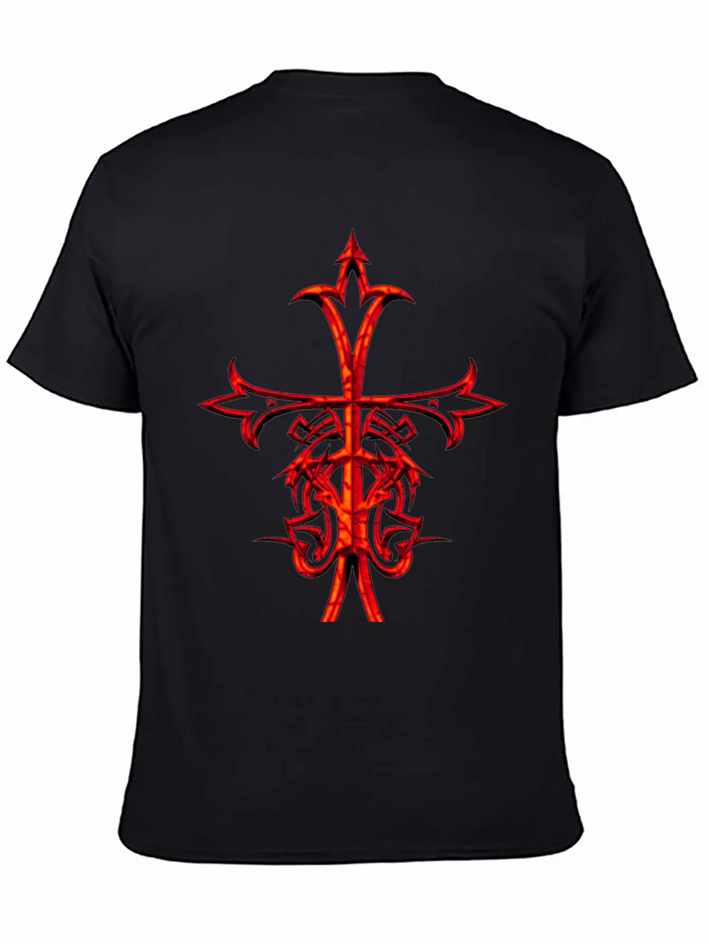 ASIAN RENAISSANCE CROSS RUSTIC Breathable Graphic T-Shirt – Perfect For Casual Days