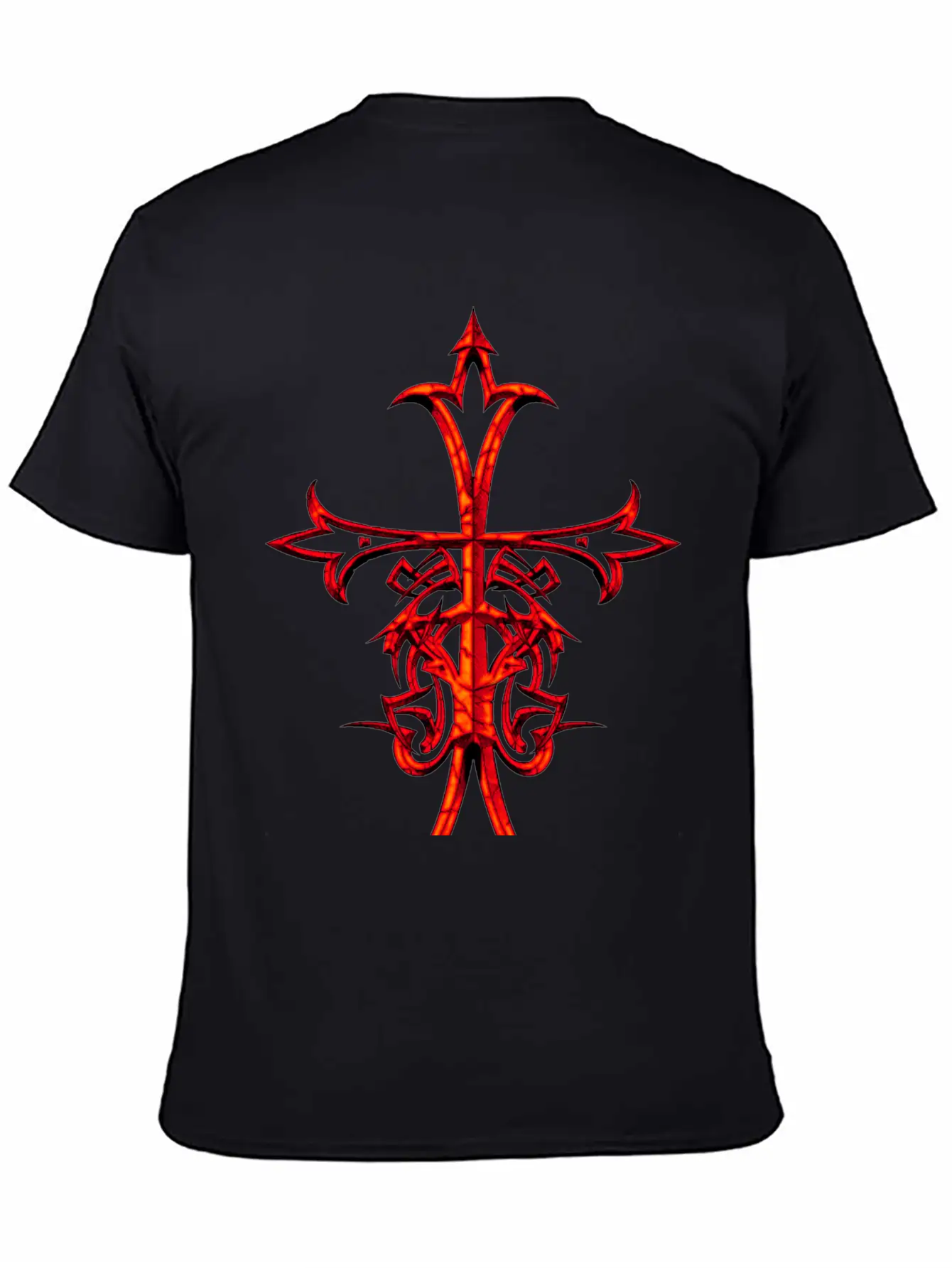 ASIAN RENAISSANCE CROSS RUSTIC Breathable Graphic T-Shirt – Perfect For Casual Days