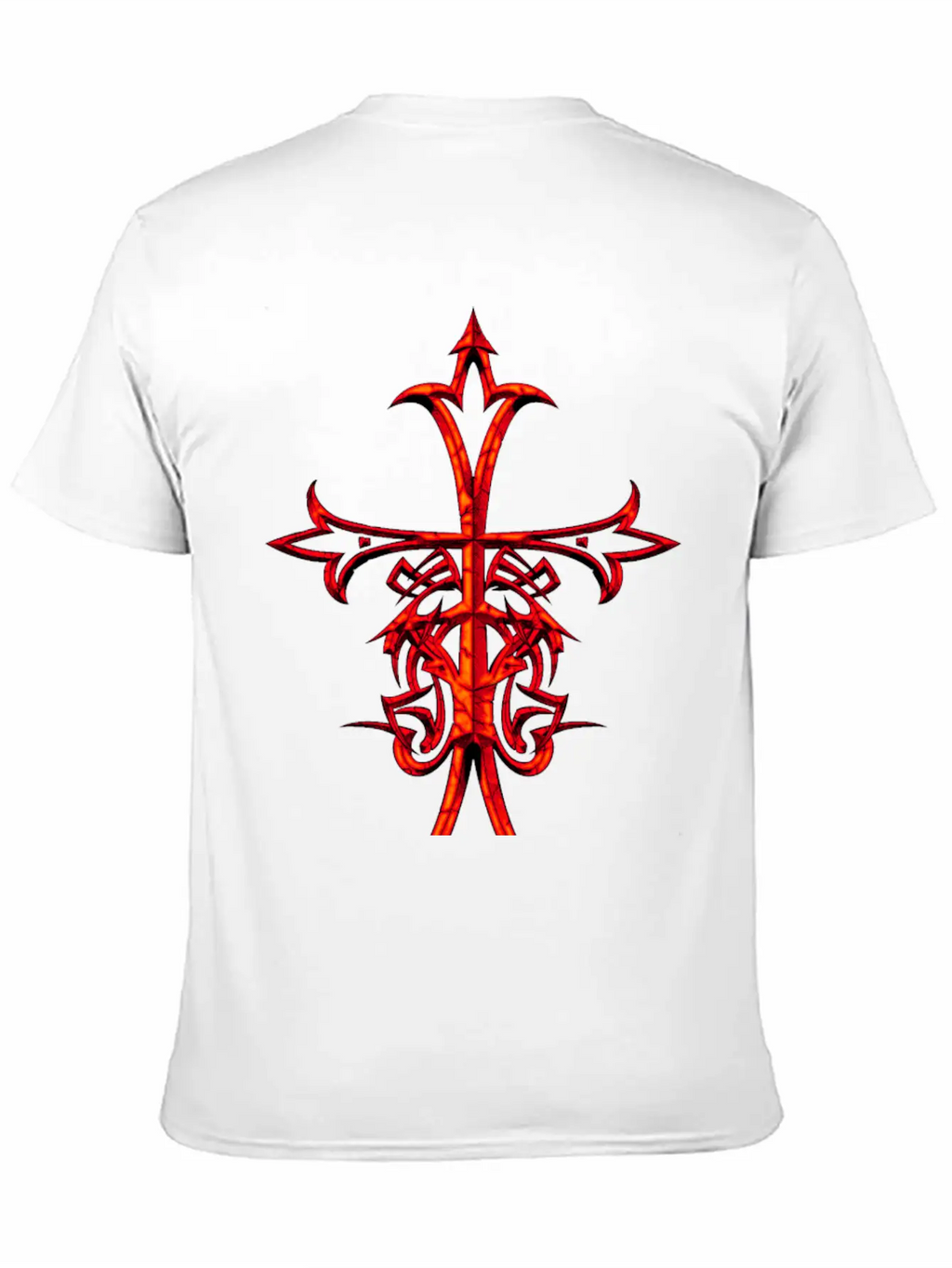 ASIAN RENAISSANCE CROSS RUSTIC Breathable Graphic T-Shirt – Perfect For Casual Days