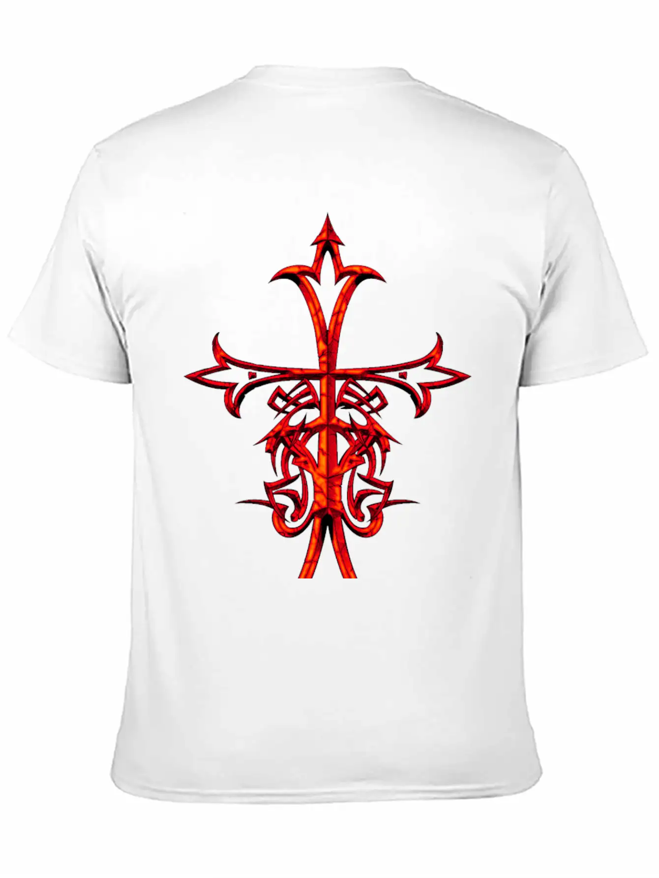 ASIAN RENAISSANCE CROSS RUSTIC Breathable Graphic T-Shirt – Perfect For Casual Days