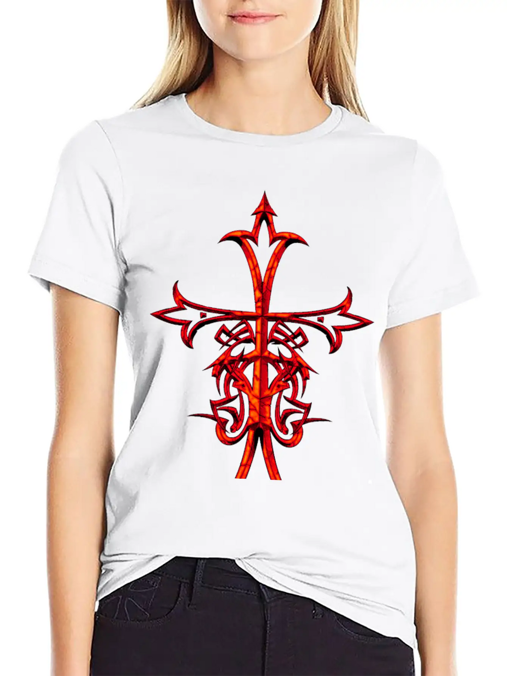 ASIAN RENAISSANCE CROSS RUSTIC Breathable Graphic T-Shirt – Perfect For Casual Days