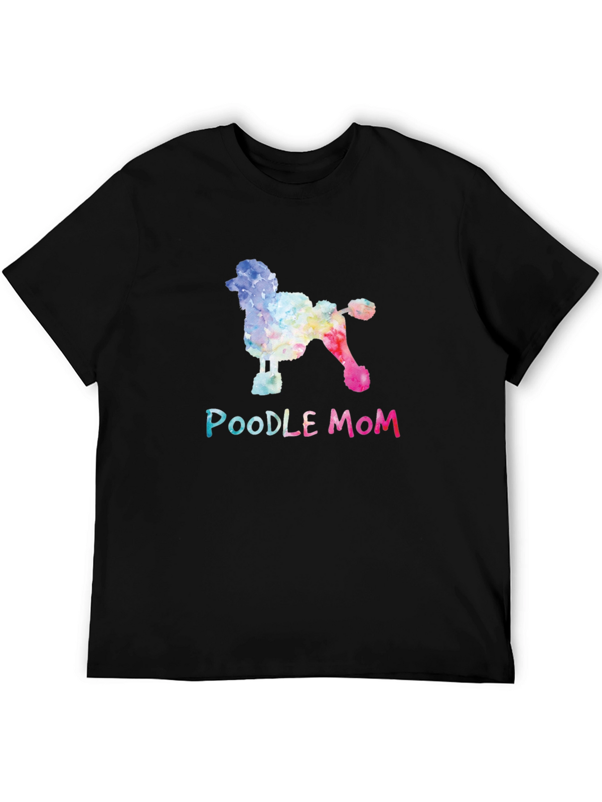 Poodle Mom T-Shirt - Watercolor Dog Lover Tee