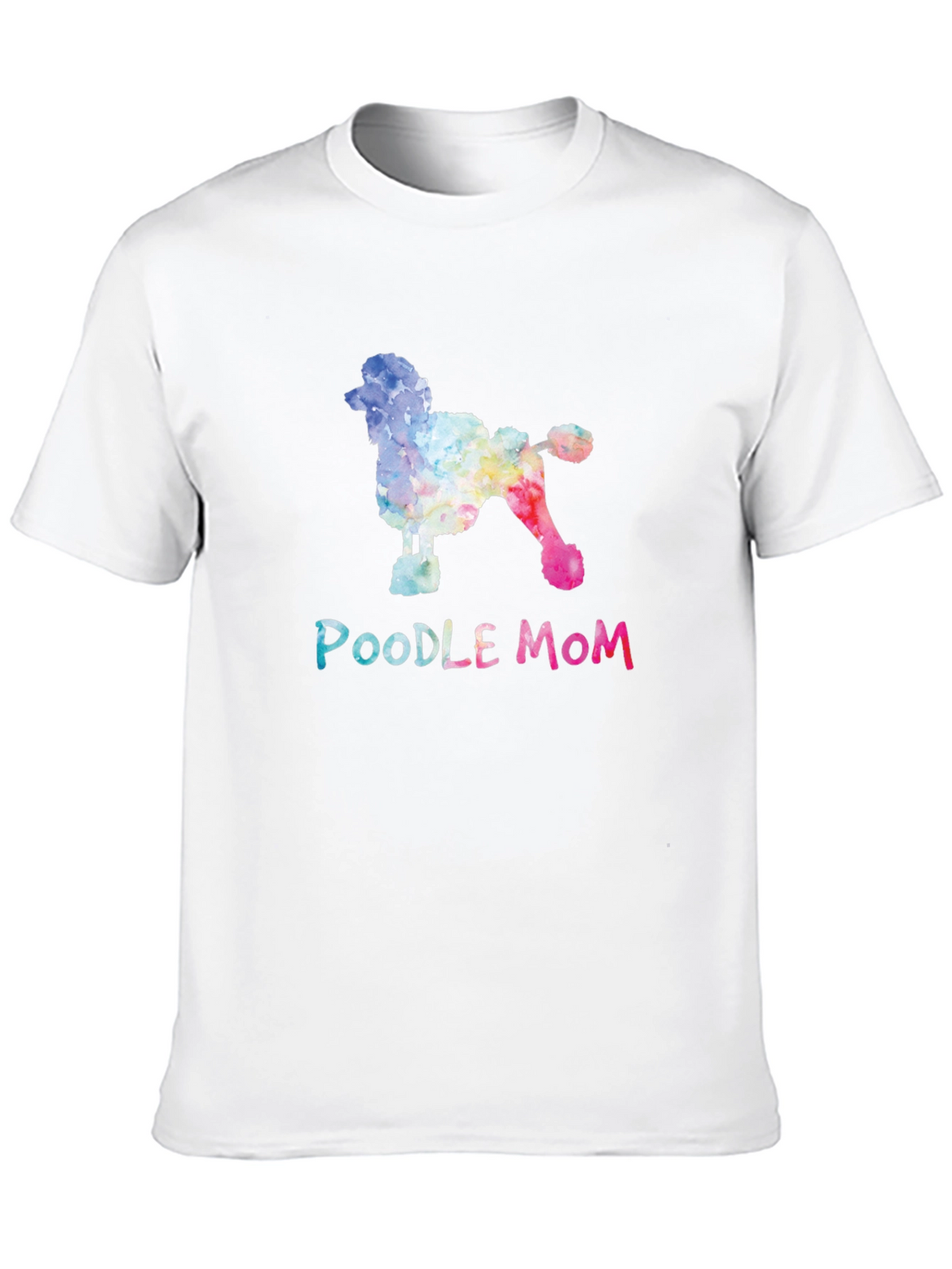 Poodle Mom T-Shirt - Watercolor Dog Lover Tee