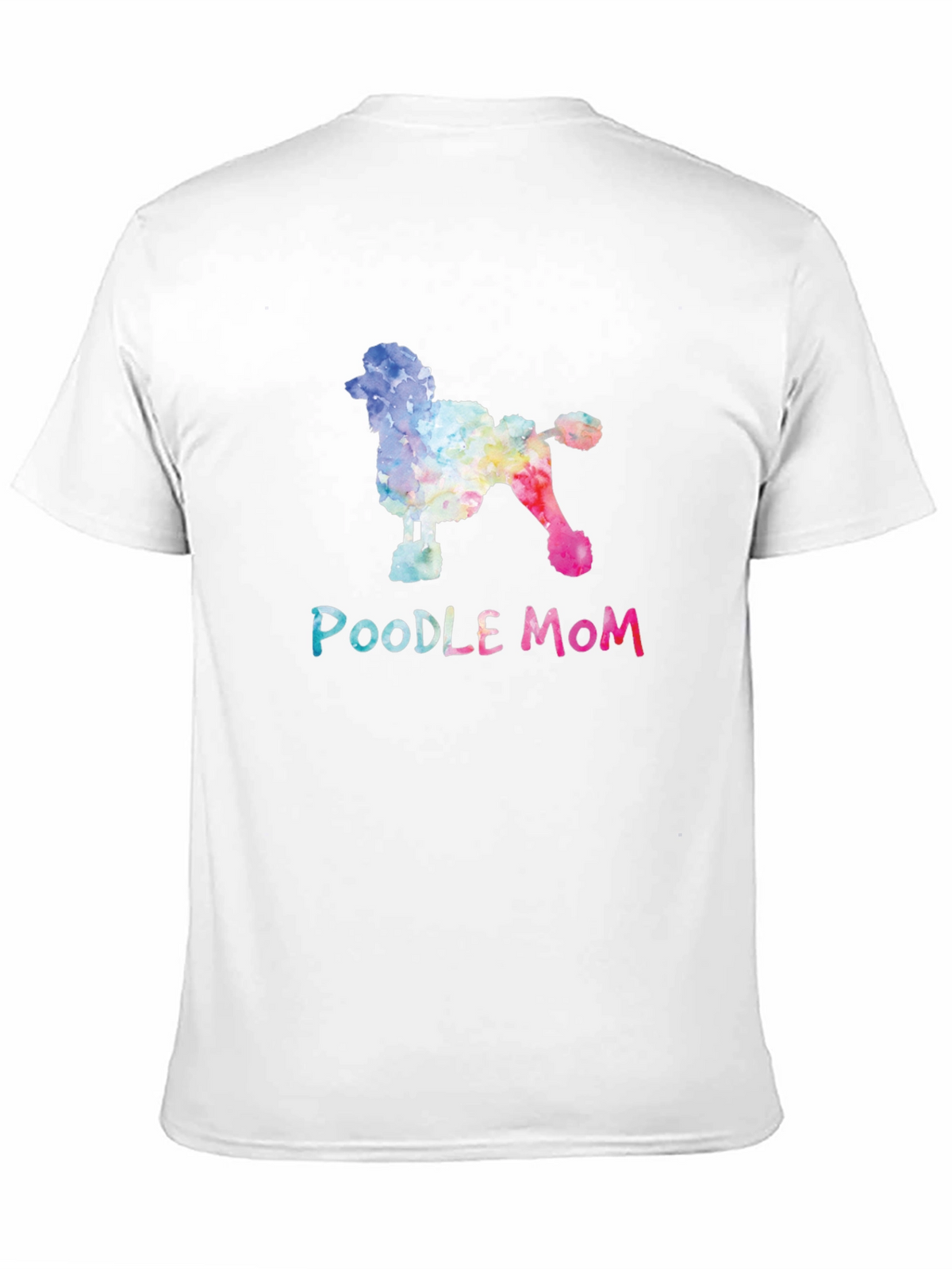 Poodle Mom T-Shirt - Watercolor Dog Lover Tee