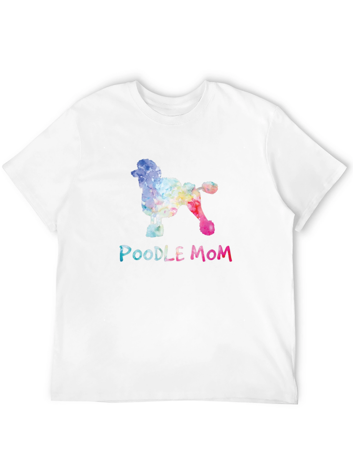 Poodle Mom T-Shirt - Watercolor Dog Lover Tee