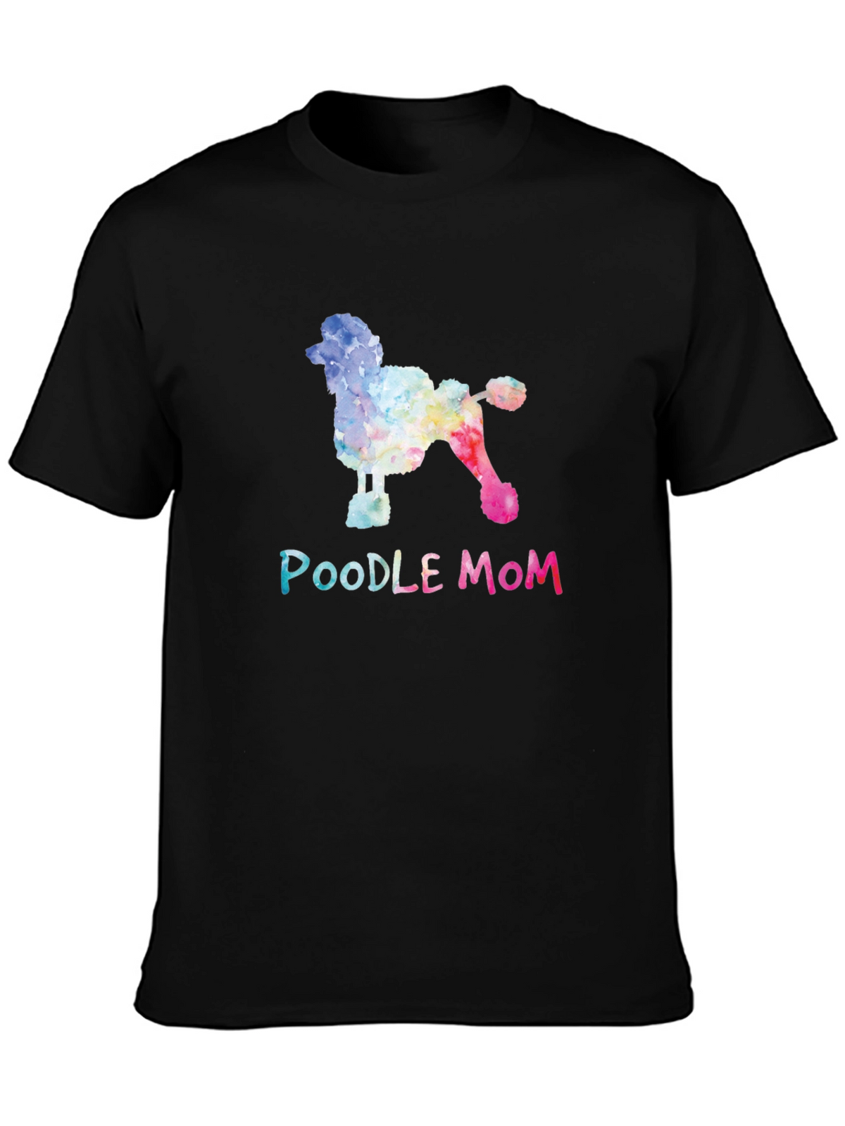 Poodle Mom T-Shirt - Watercolor Dog Lover Tee