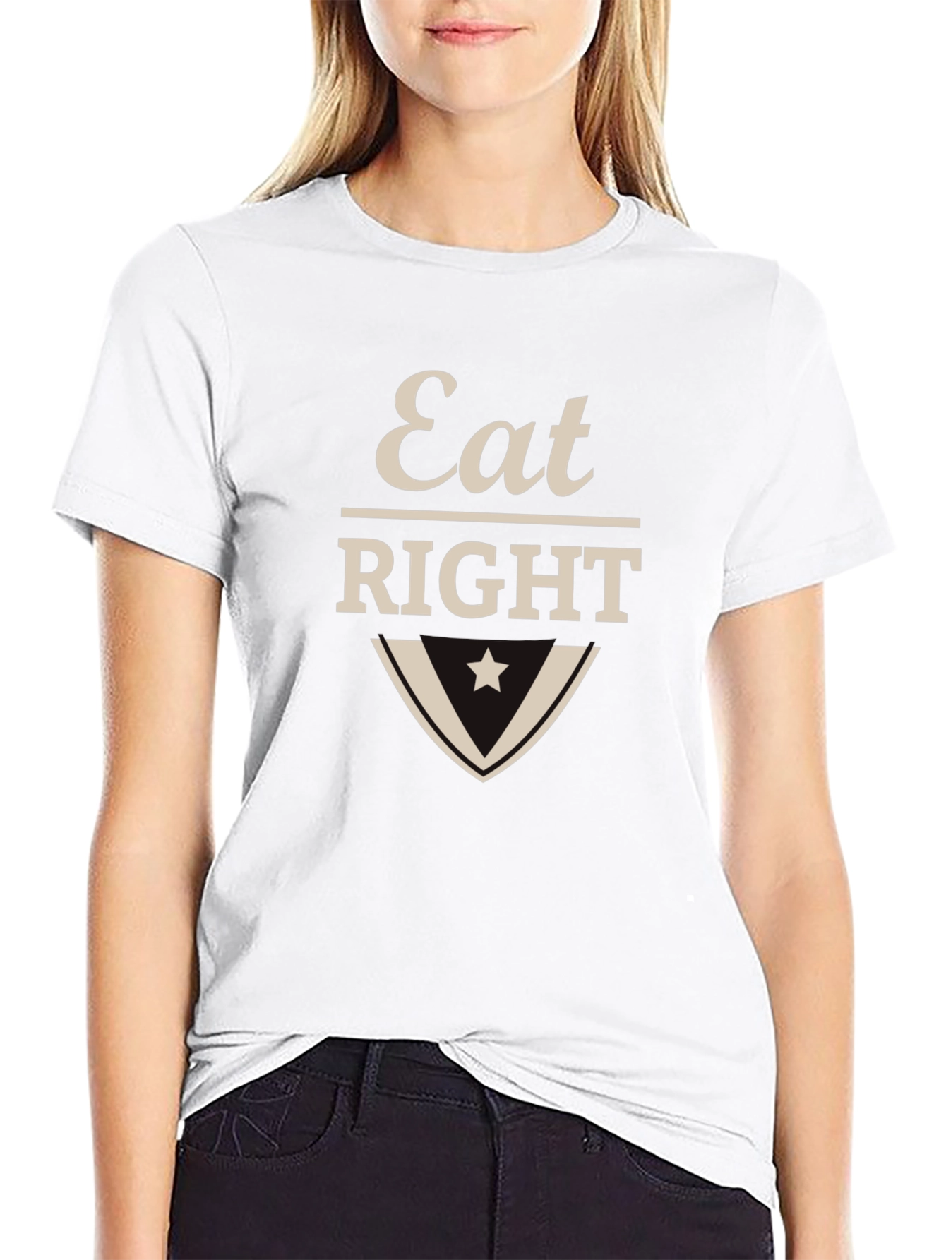 Eat Right T-Shirt - Classic Graphic Tee