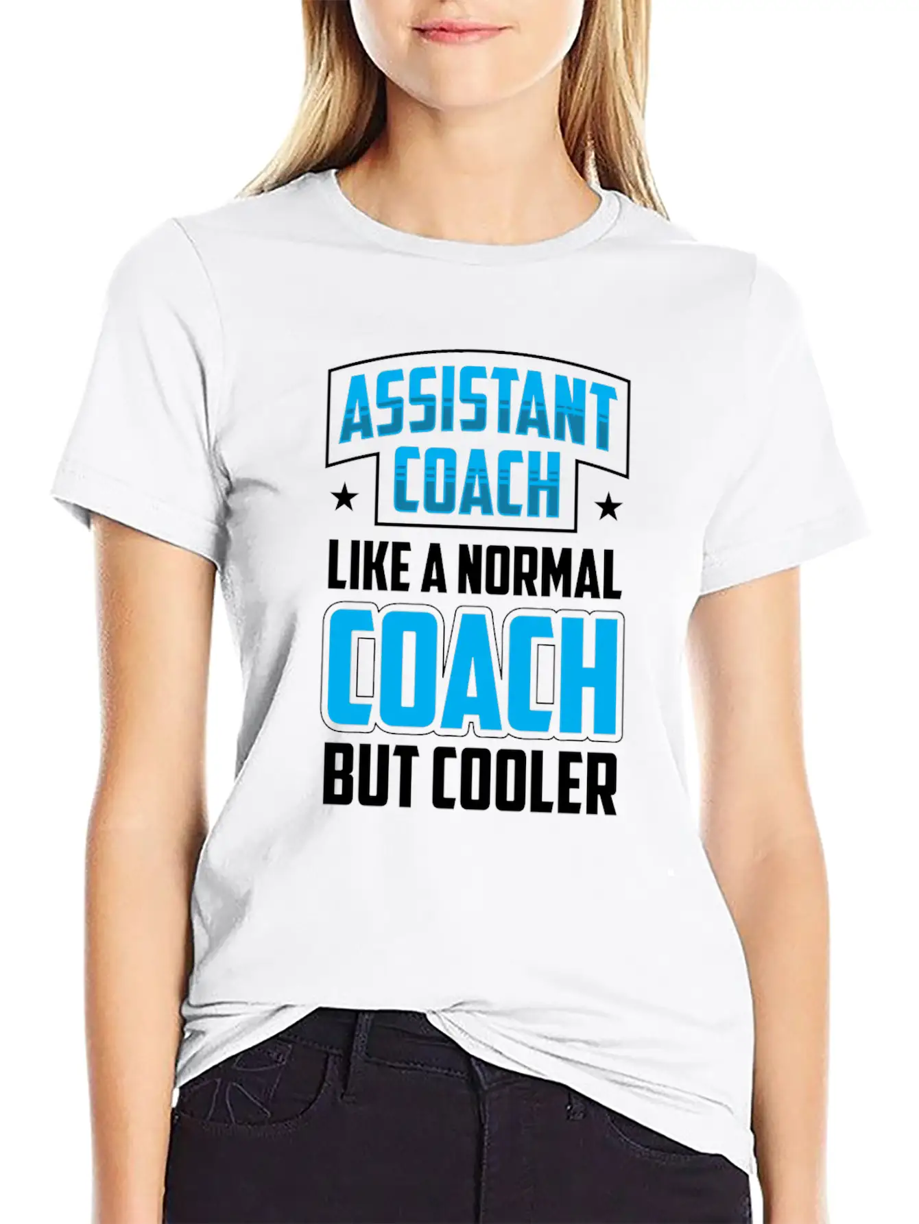 Assistant Coach Like A Normal Coach But Cooler Timeless Short Sleeve Tee – Comfy And Minimalist Design