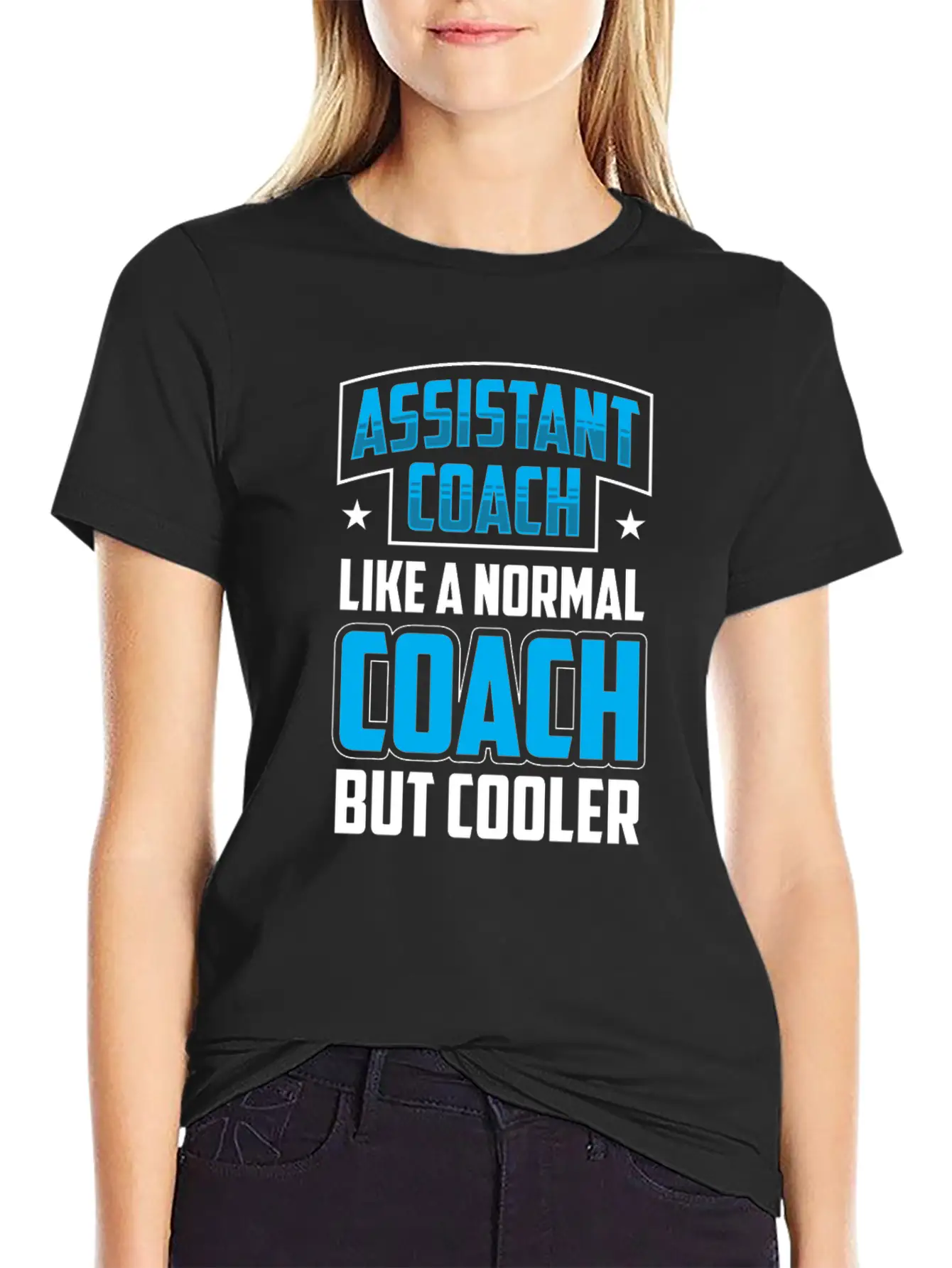 Assistant Coach Like A Normal Coach But Cooler Timeless Short Sleeve Tee – Comfy And Minimalist Design