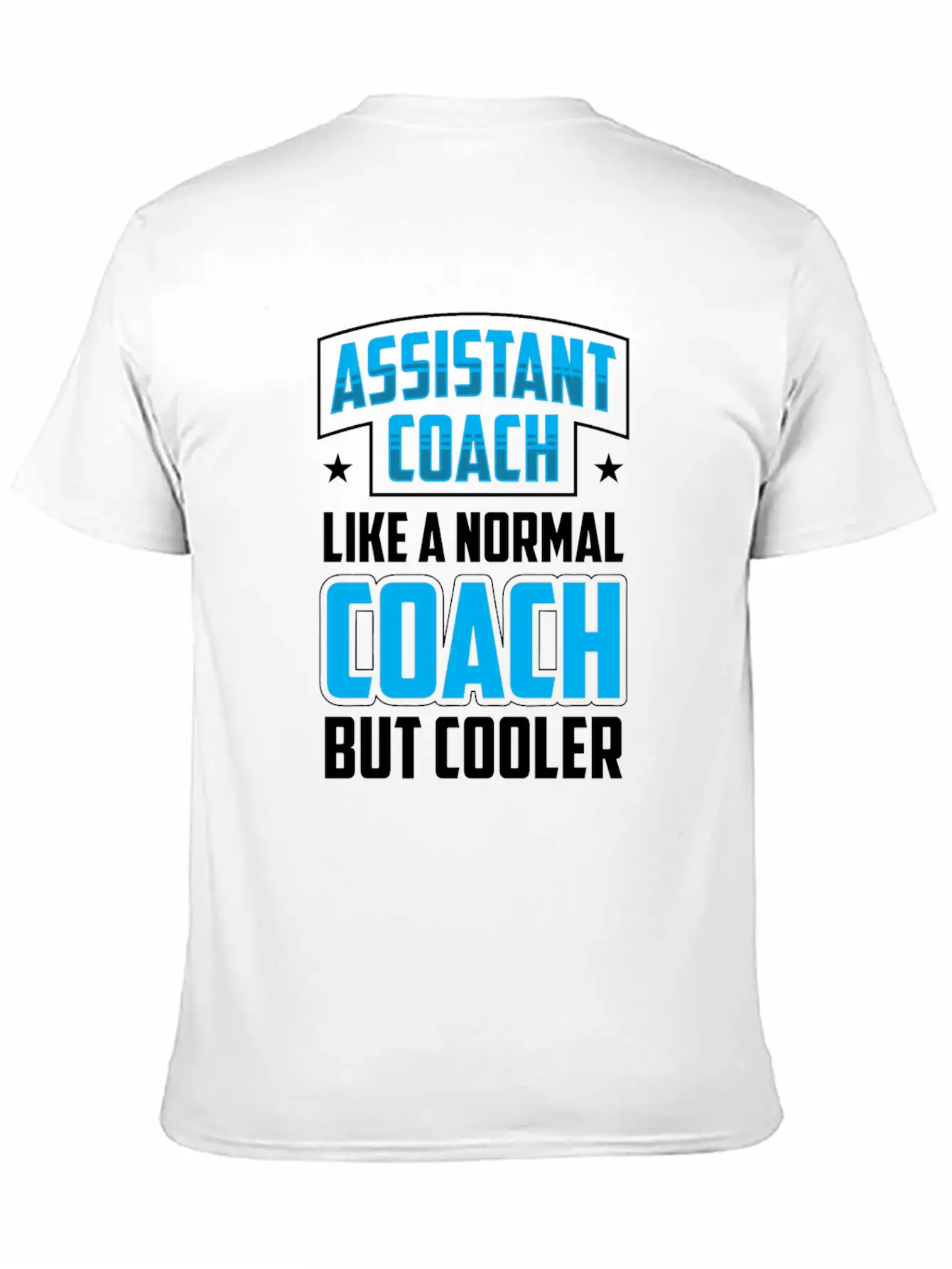 Assistant Coach Like A Normal Coach But Cooler Timeless Short Sleeve Tee – Comfy And Minimalist Design