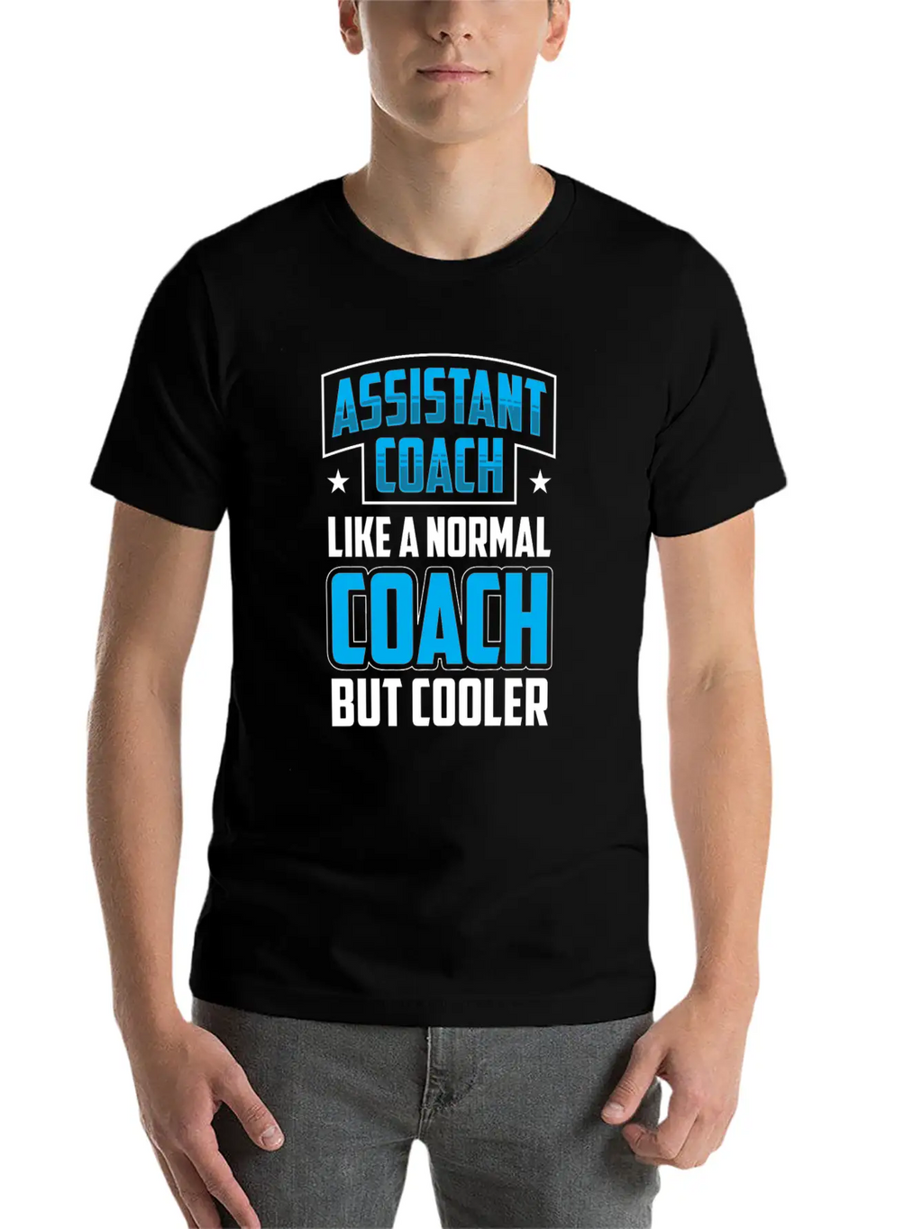 Assistant Coach Like A Normal Coach But Cooler Timeless Short Sleeve Tee – Comfy And Minimalist Design