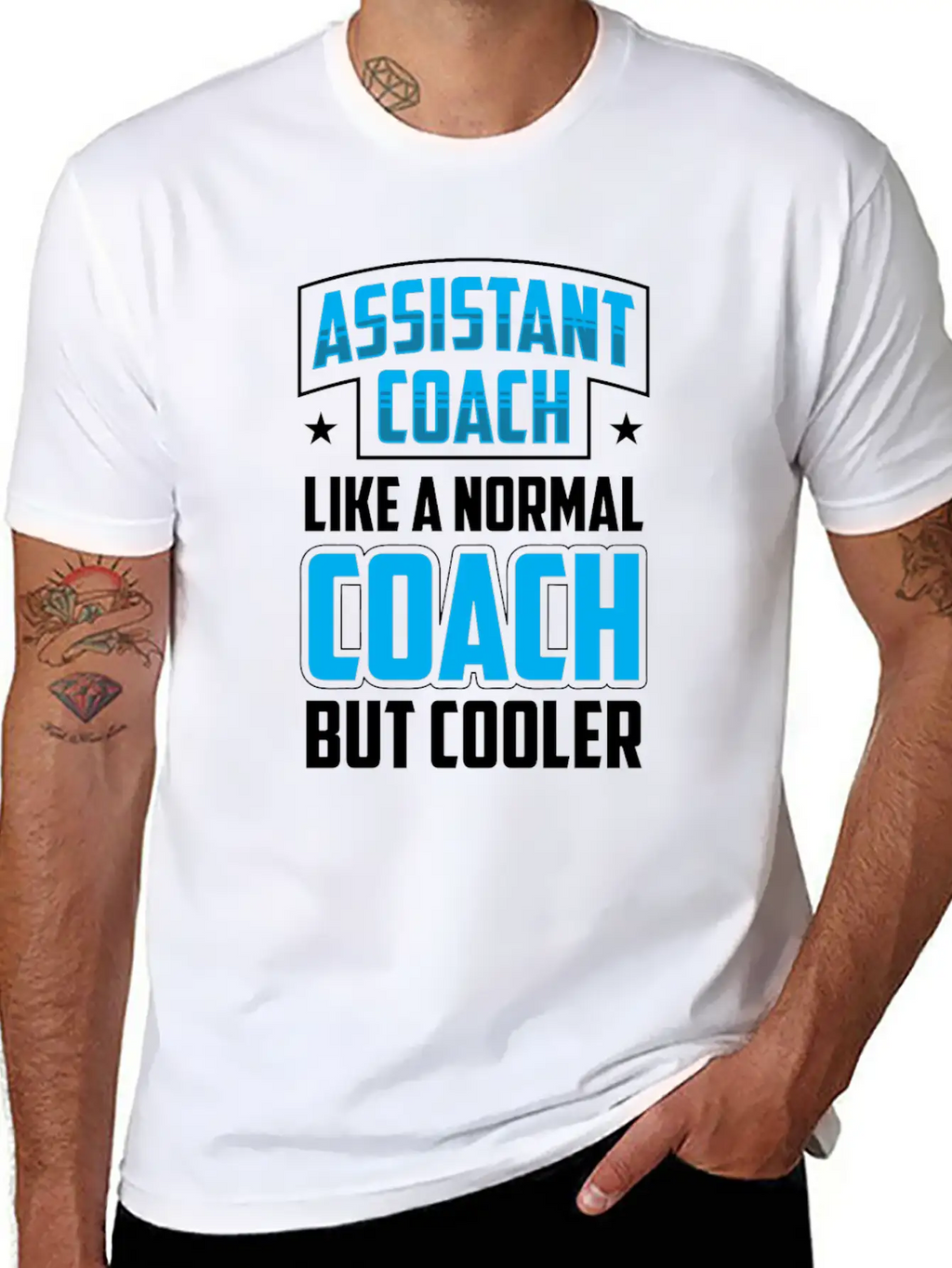 Assistant Coach Like A Normal Coach But Cooler Timeless Short Sleeve Tee – Comfy And Minimalist Design