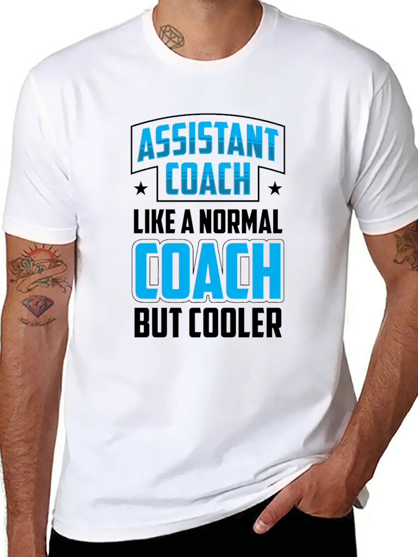 Assistant Coach Like A Normal Coach But Cooler Timeless Short Sleeve Tee – Comfy And Minimalist Design