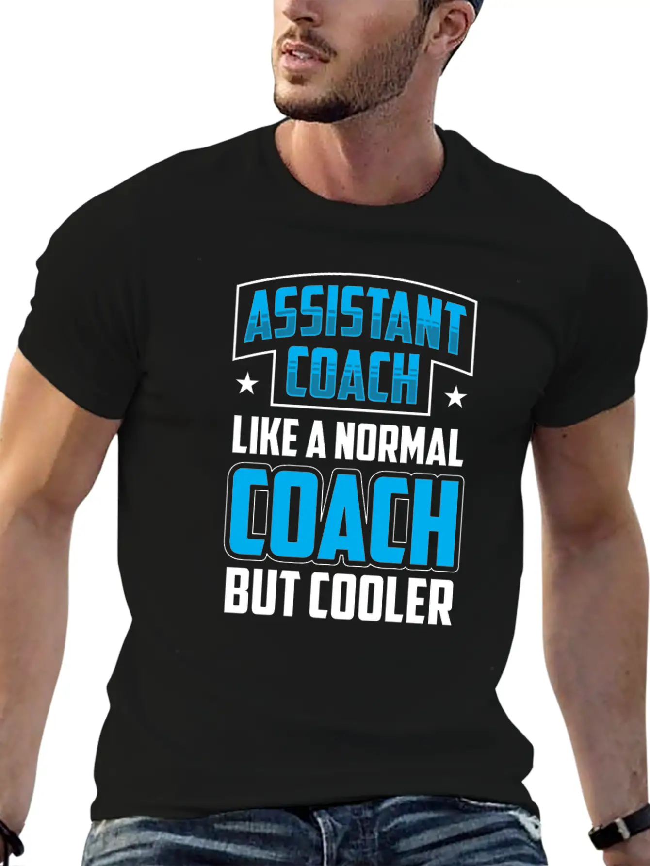 Assistant Coach Like A Normal Coach But Cooler Timeless Short Sleeve Tee – Comfy And Minimalist Design