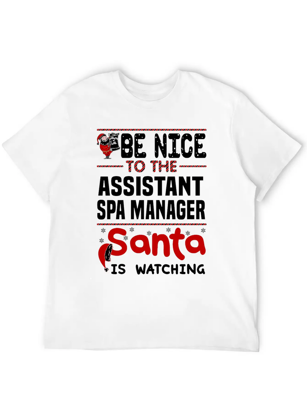 Assistant Spa Manager Timeless Short Sleeve Tee – Comfy And Minimalist Design