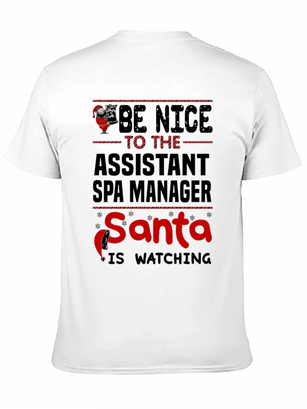 Assistant Spa Manager Timeless Short Sleeve Tee – Comfy And Minimalist Design