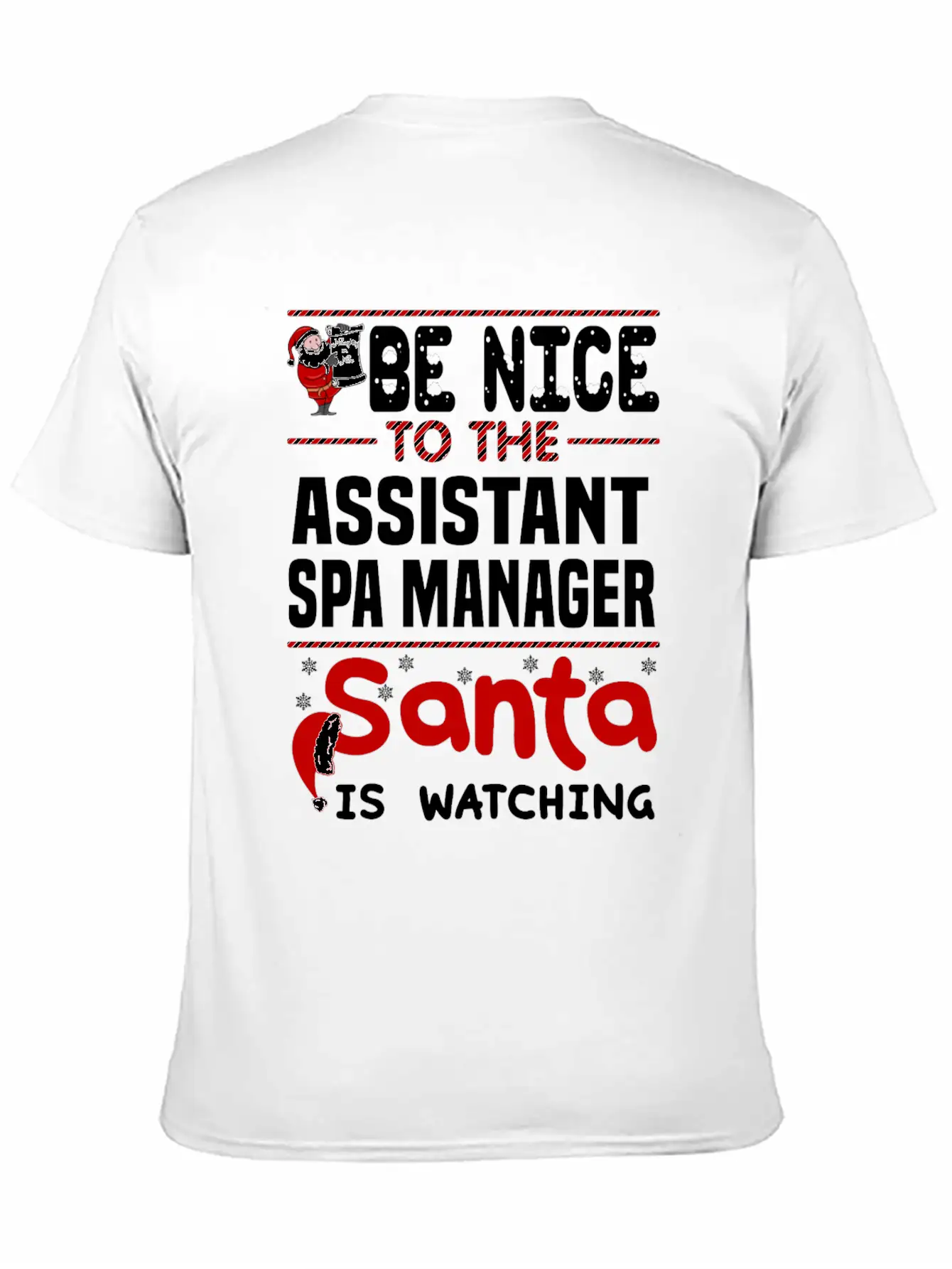 Assistant Spa Manager Timeless Short Sleeve Tee – Comfy And Minimalist Design