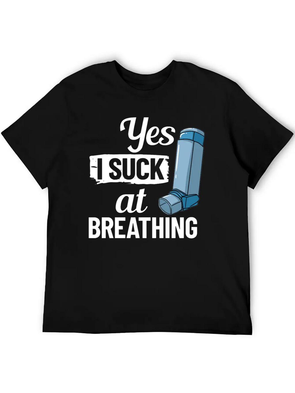 Asthma Inhaler Pump Medicine Treatment Asthmatic Essential Cotton Tee For Daily Outfits – Unisex Style