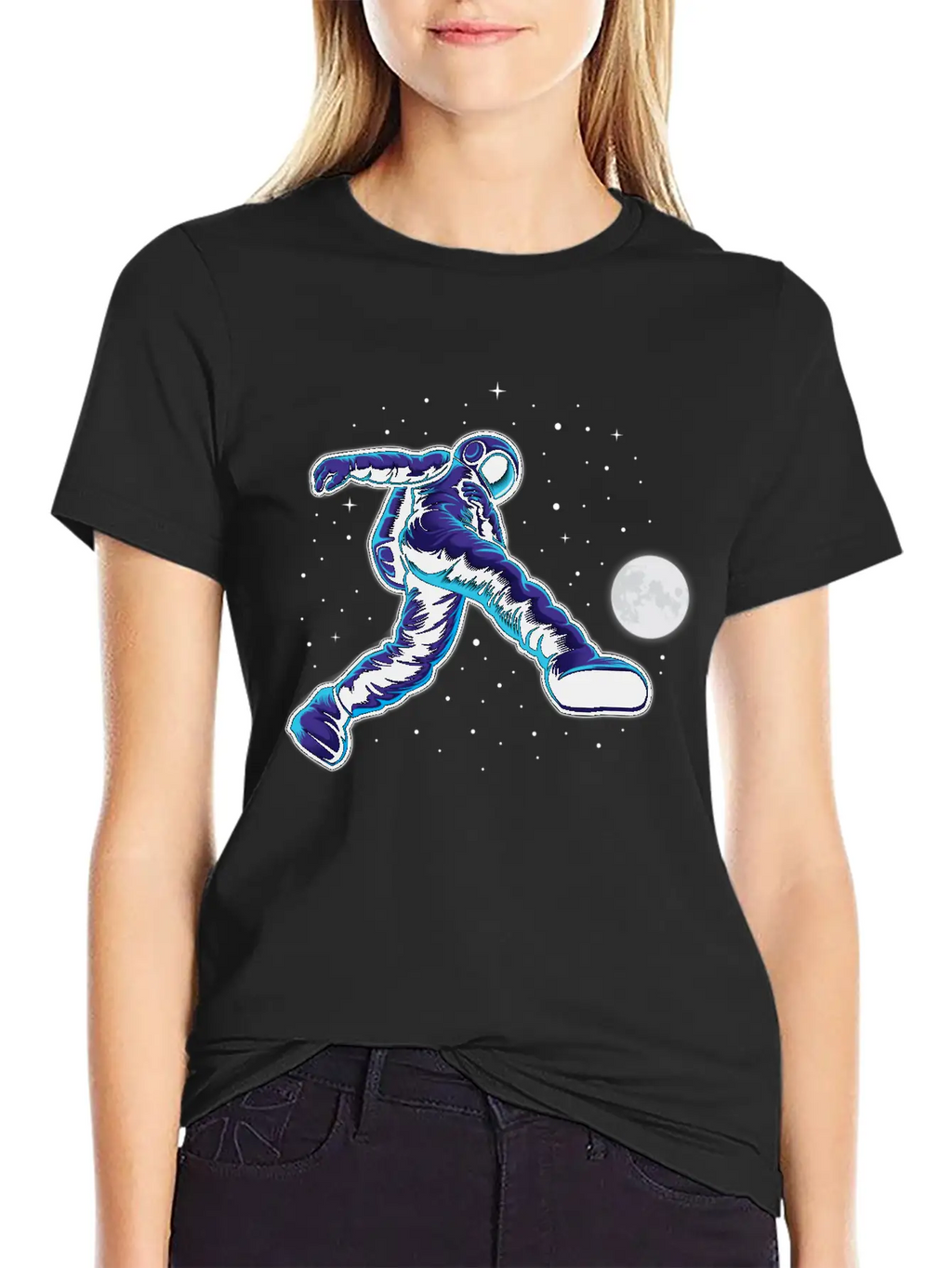 Astroball In Space Breathable Graphic T-Shirt – Perfect For Casual Days