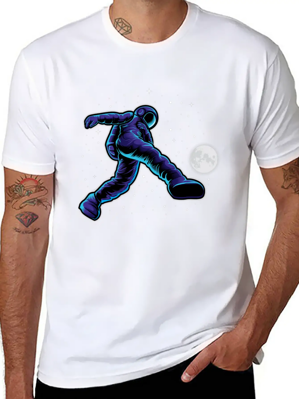 Astroball In Space Breathable Graphic T-Shirt – Perfect For Casual Days