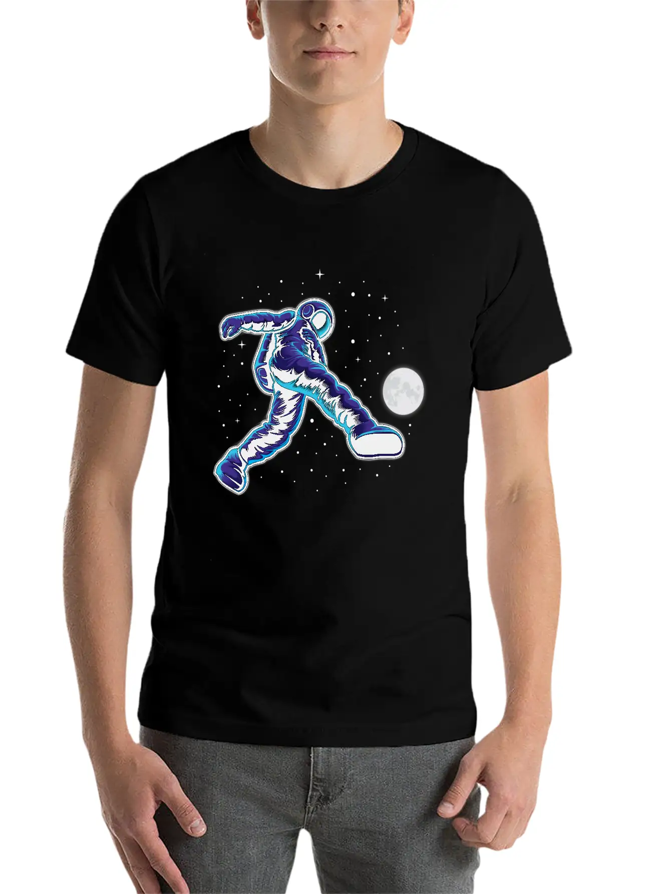 Astroball In Space Breathable Graphic T-Shirt – Perfect For Casual Days