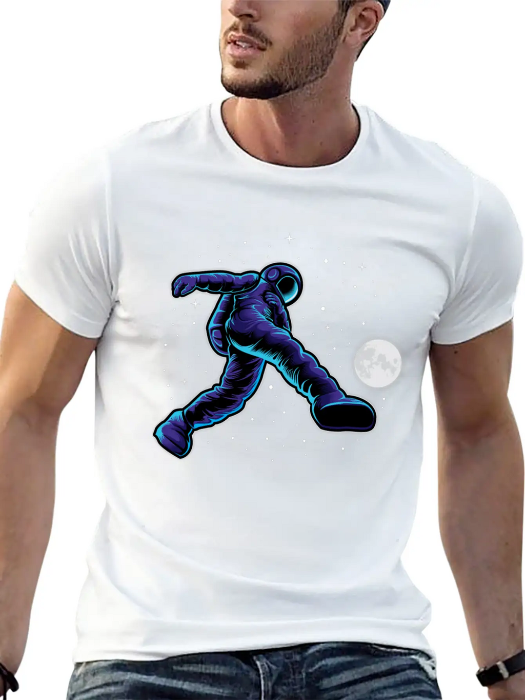 Astroball In Space Breathable Graphic T-Shirt – Perfect For Casual Days