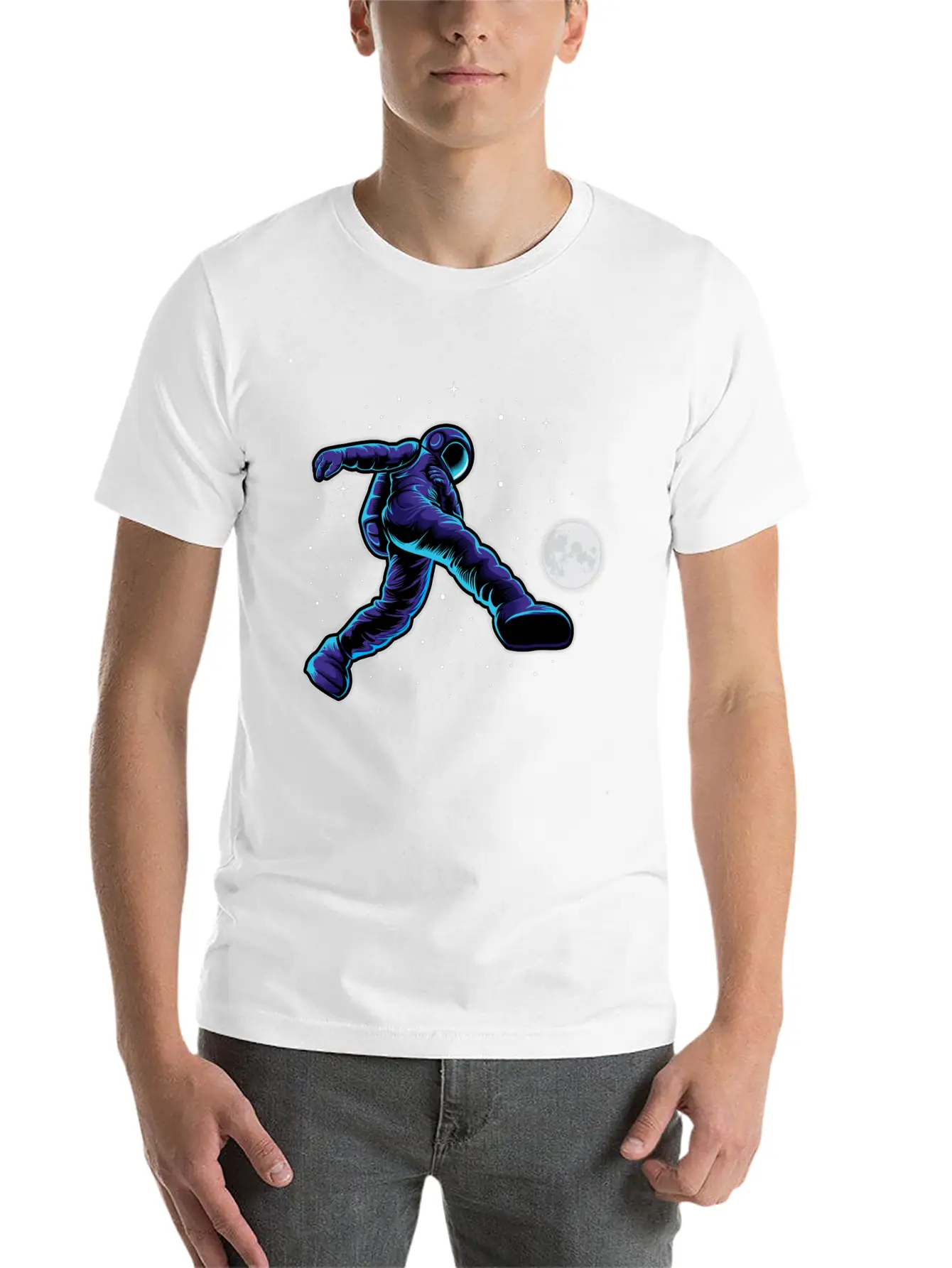 Astroball In Space Breathable Graphic T-Shirt – Perfect For Casual Days