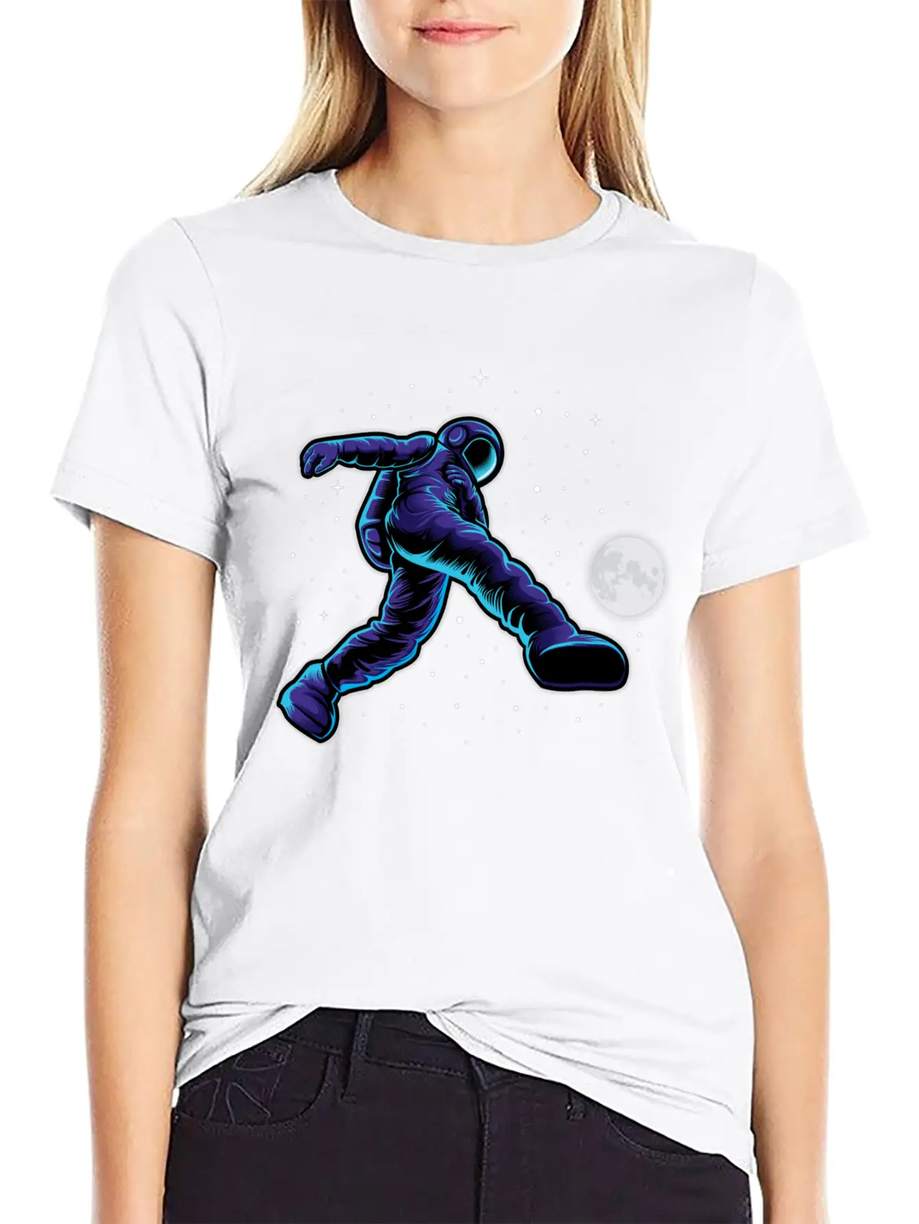 Astroball In Space Breathable Graphic T-Shirt – Perfect For Casual Days