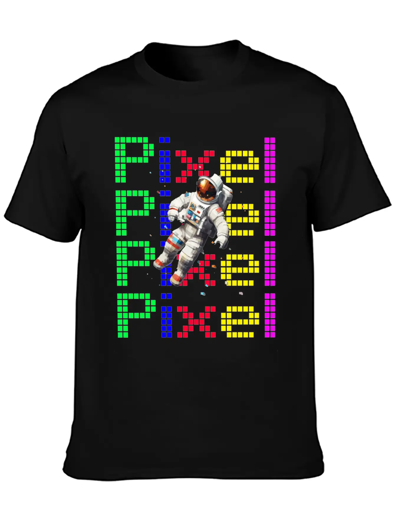 Astronaut Digital Art Space Explorer Relaxed Everyday Tee – Lightweight And Durable Cotton