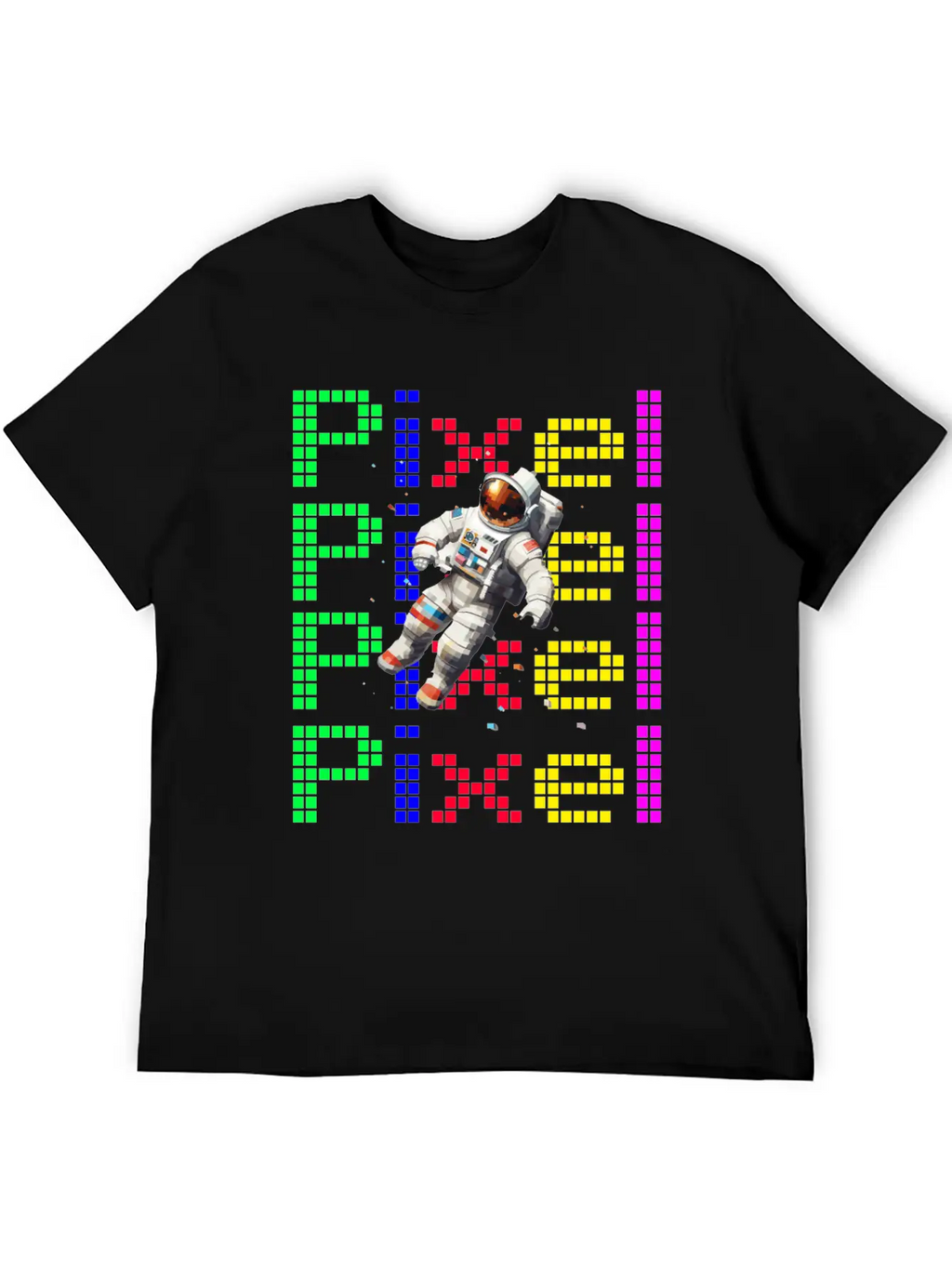 Astronaut Digital Art Space Explorer Relaxed Everyday Tee – Lightweight And Durable Cotton