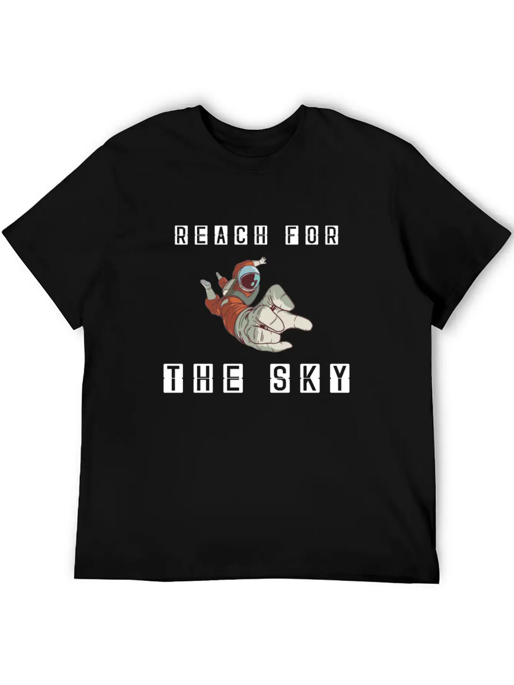 Astronaut / Space : Reach For The Sky Unisex Casual T-Shirt – Clean Design For Daily Comfort